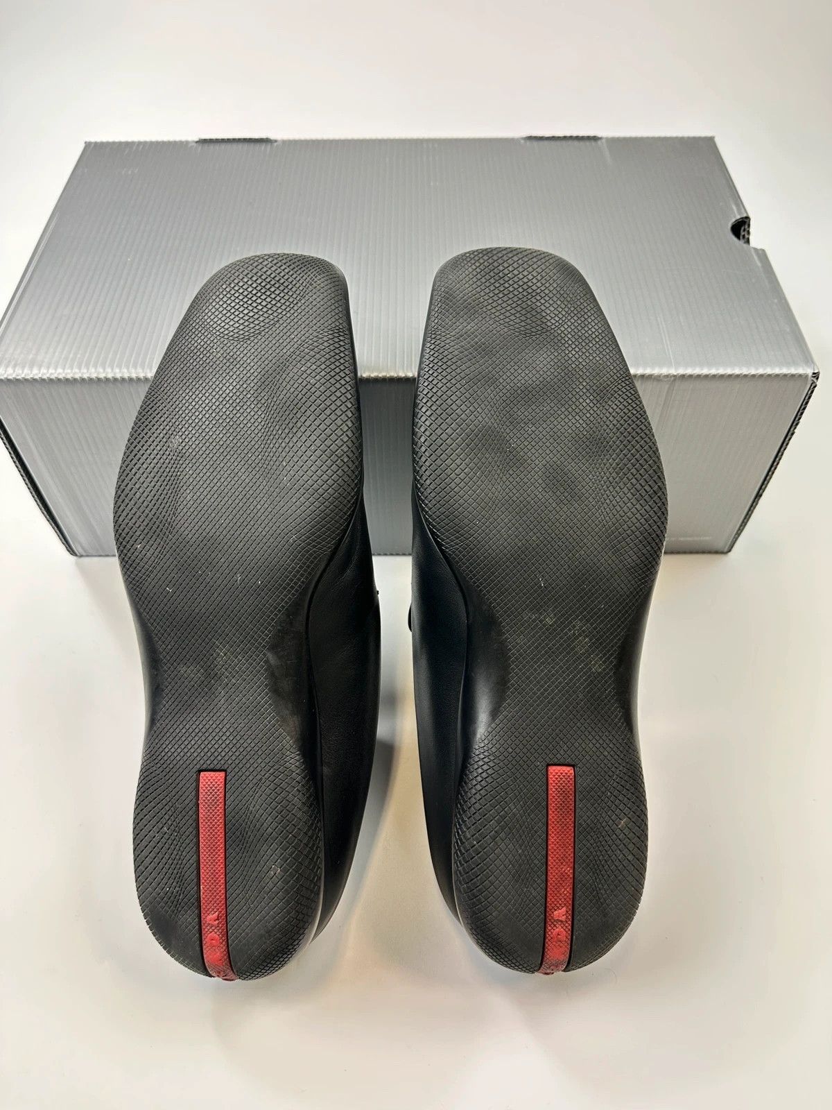 Prada Prada Sport 00’s Black CalfSkin Leather Flat Mules Shoes Size US 10 / EU 43 - 11 Thumbnail