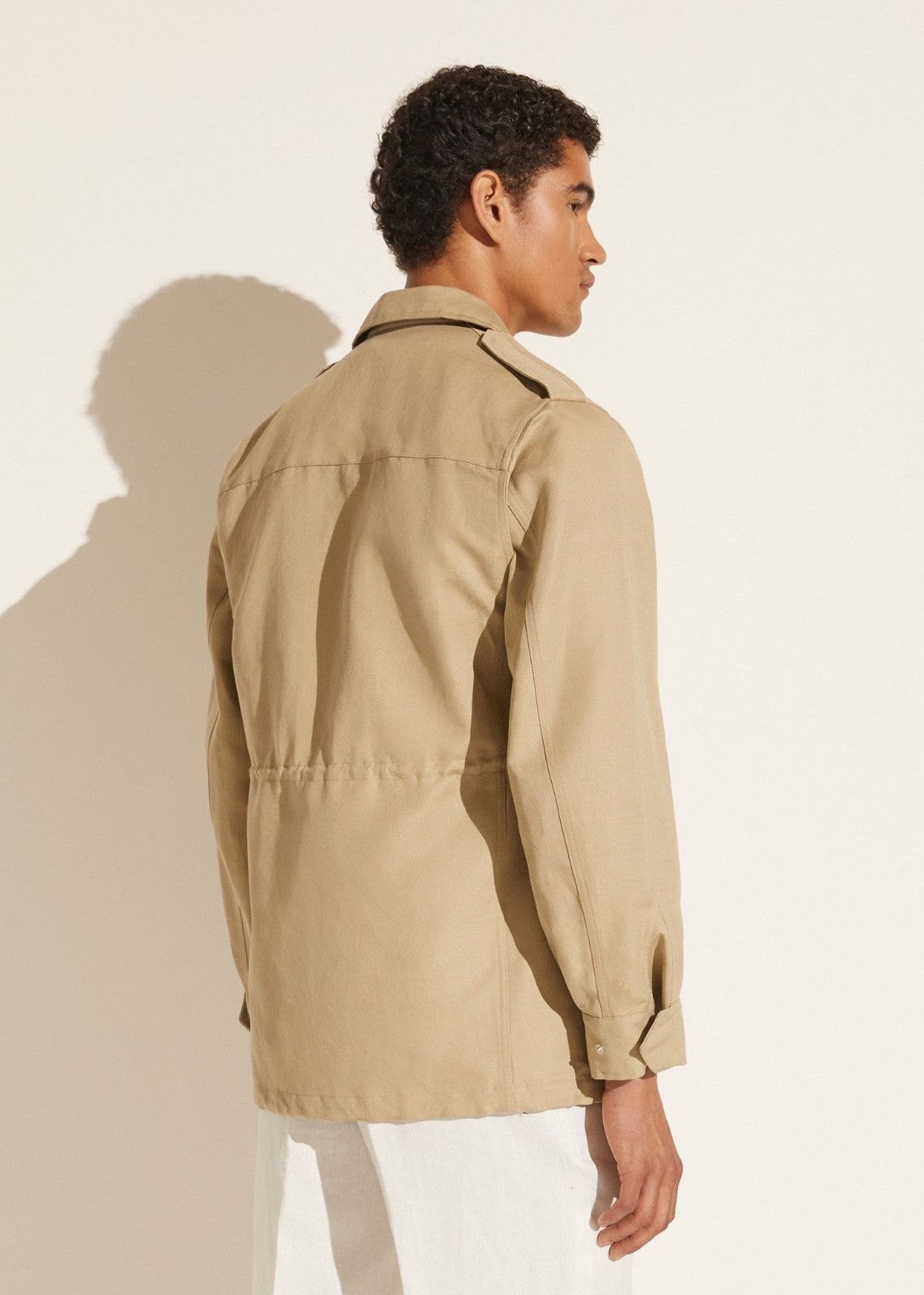 Loro Piana o1srvl11e0924 Nauro Jacket in Beige Size US S / EU 44-46 / 1 - 5 Thumbnail