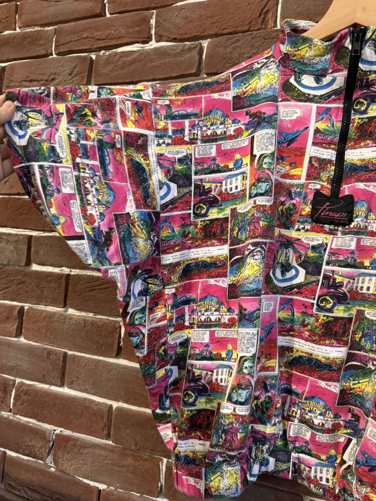 Vintage Pinaps by WLT Comics All Print Cropped Boxy Vintage 90s Tee Size US M / EU 48-50 / 2 - 3 Thumbnail