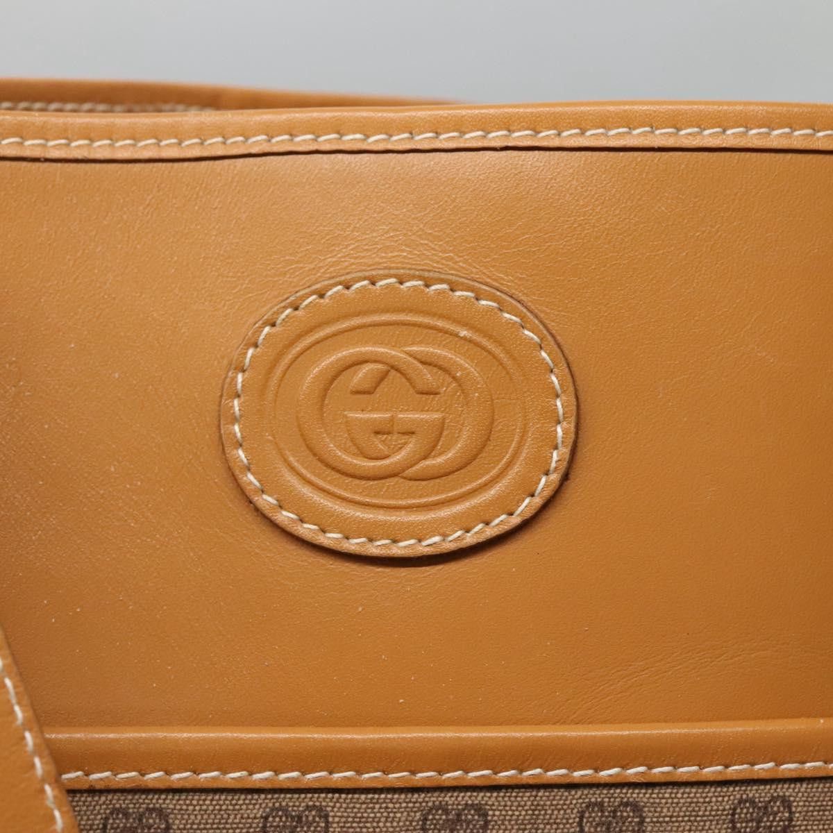 Gucci GUCCI Micro GG Supreme Tote Bag Pvc Beige Gold 002 39 002 39 Size ONE SIZE - 14 Thumbnail