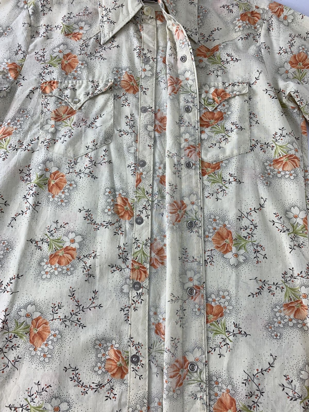 JCPenney 90s Jc Penney Western Apparel Floral Cotton Button Up Size US M / EU 48-50 / 2 - 5 Thumbnail