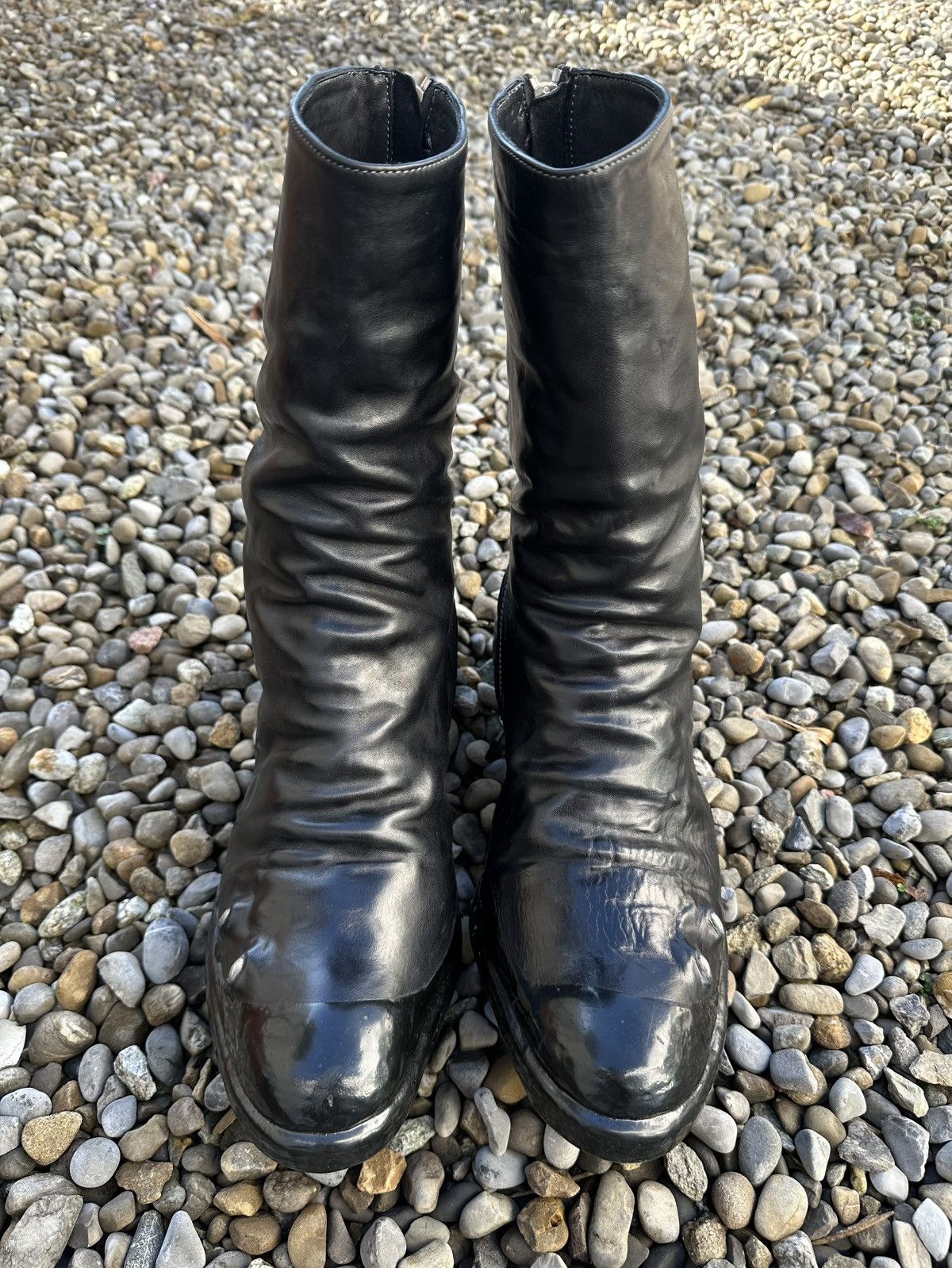 Carol Christian Poell Carol Christian Poell Drip Rubber Prosthetic Tornado Boots Size US 12 / EU 45 - 3 Thumbnail