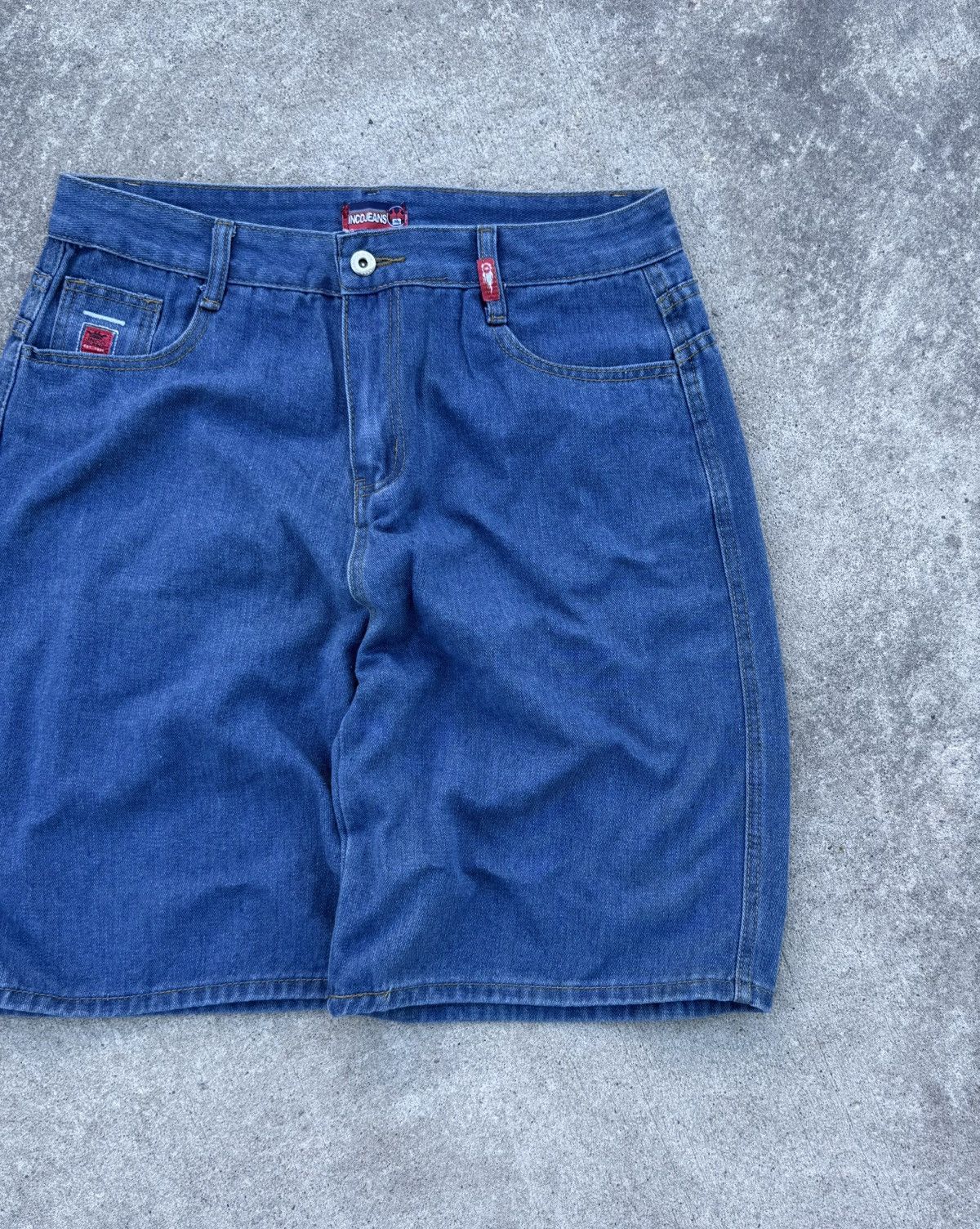 Vintage Vintage Y2K avantgarde streetwear wide oversized shorts Size US 32 / EU 48 - 4 Thumbnail