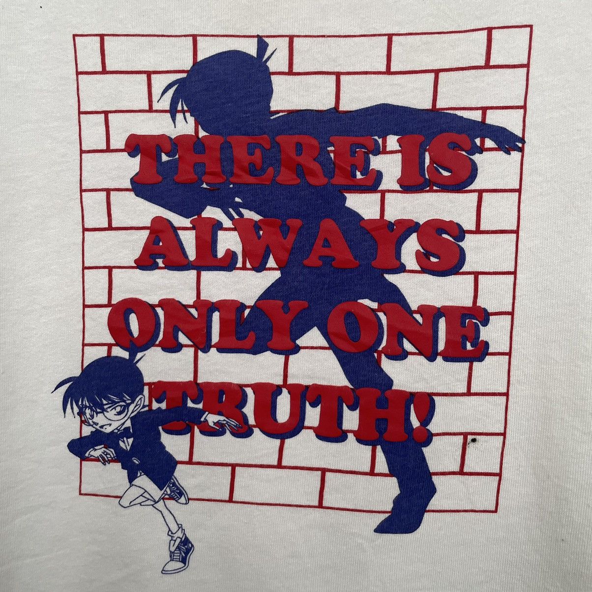 Anime 1996 Detective Conan Japanese Manga Series Cropped T Shirt Size US S / EU 44-46 / 1 - 2 Thumbnail