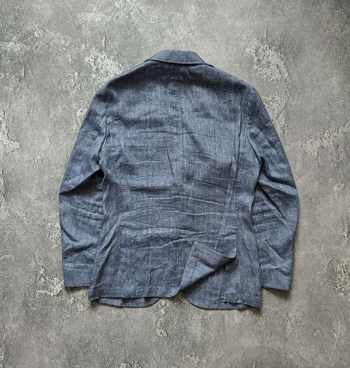 Paoloni Paoloni size50 linen buttonup blazer sport coat jacket light Size 50R - 15 Thumbnail