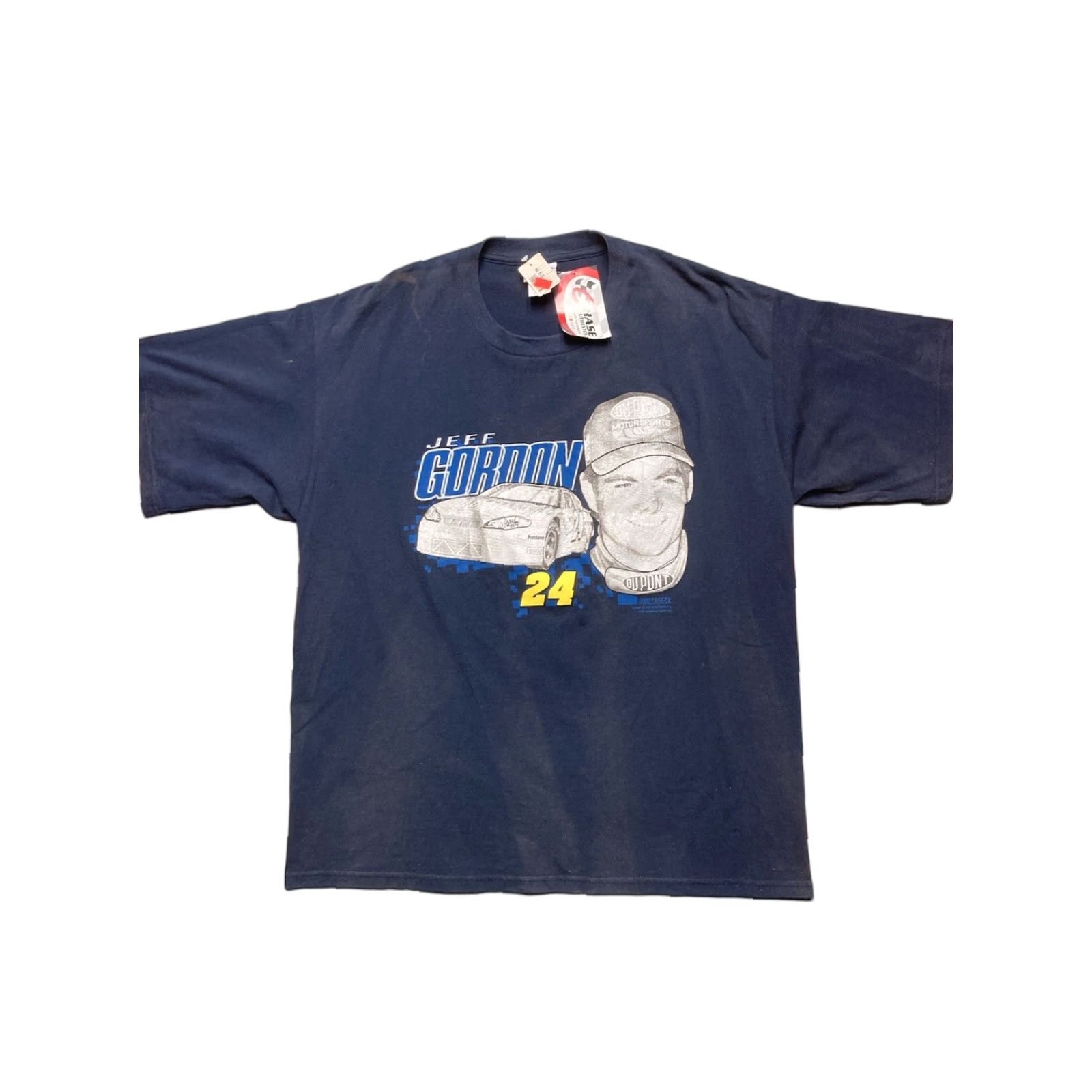 NASCAR VINTAGE Dupont NASCAR Jeff Gordon Nascar Racing 24 Deadstock NWT XL T-Shirt Men Blue Size US XL / EU 56 / 4 - 1 Thumbnail