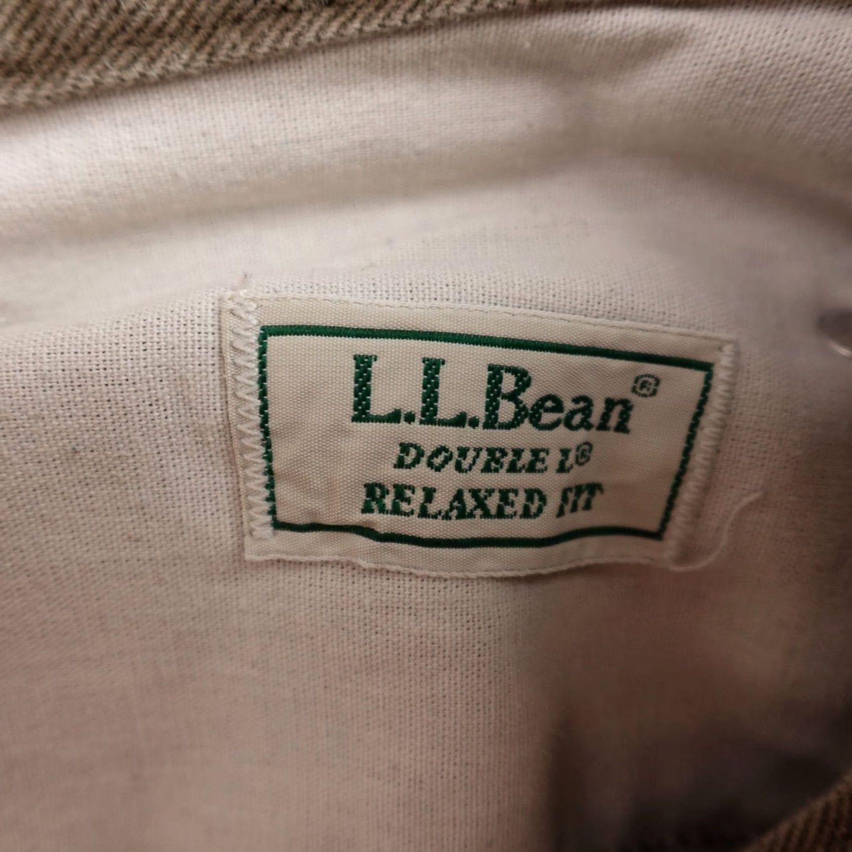 Vintage L.L. Bean Jeans Mens 38x32 Brown Relaxed Fit Canvas Work Wear 90s Grunge Jeans Mens Size US 38 / EU 54 - 3 Thumbnail