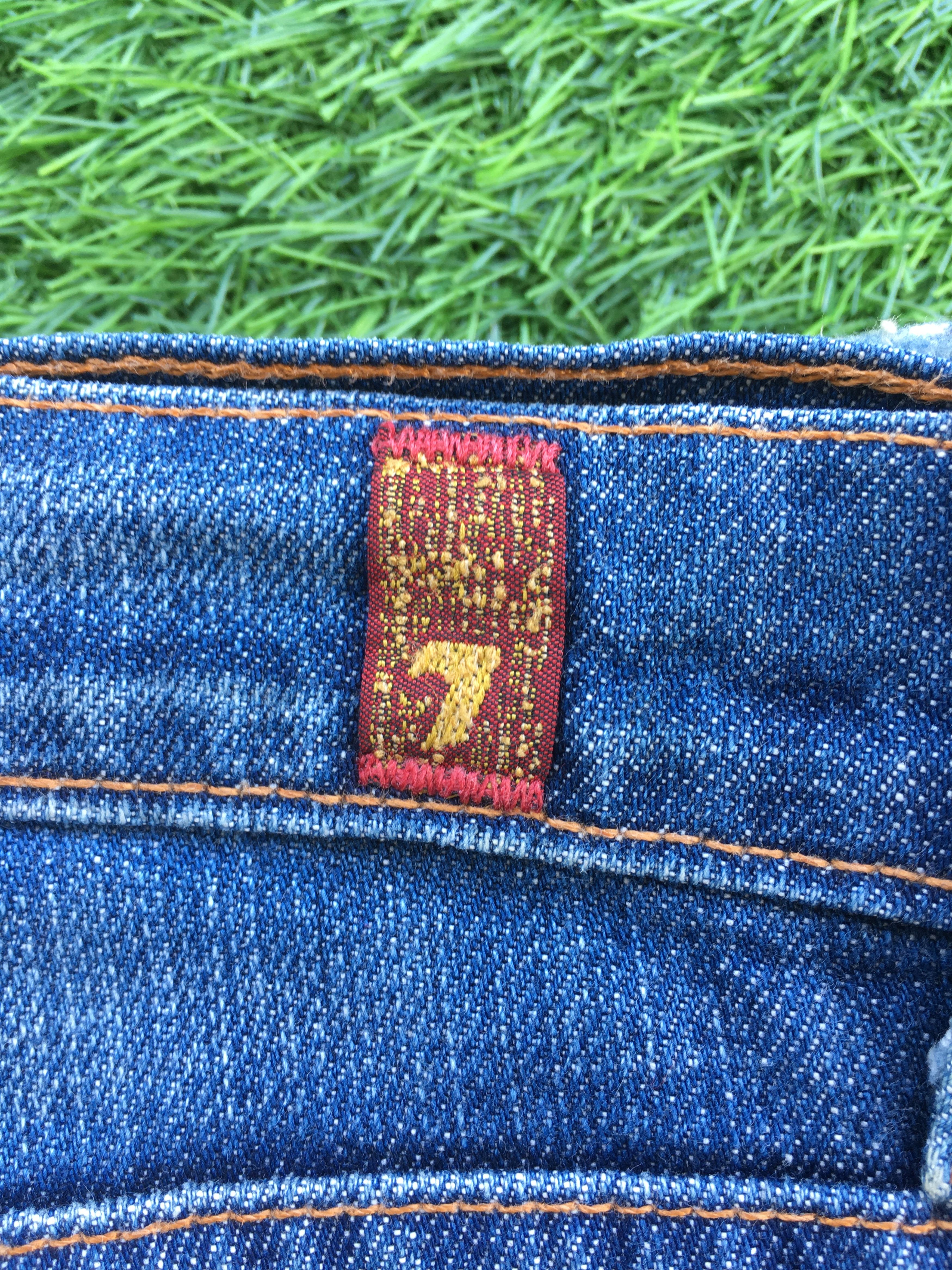 Designer × Jean Distressed Faded Blue Bootcut Jeans D-950 Size 28" / US 6 / IT 42 - 11 Thumbnail