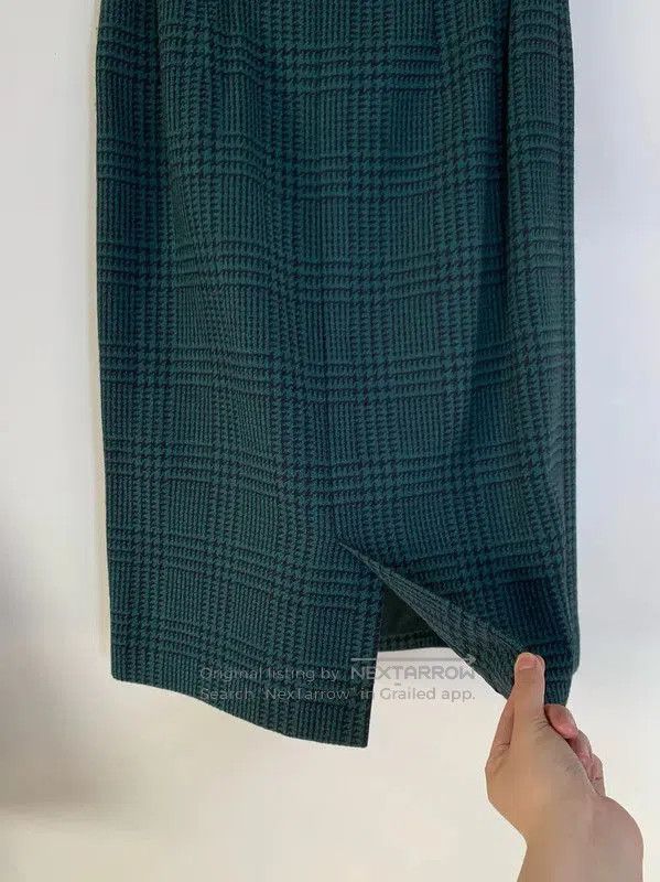 Burberry Burberry Green Wool Dress for Women. Size L / US 10 / IT 46 - 8 Thumbnail