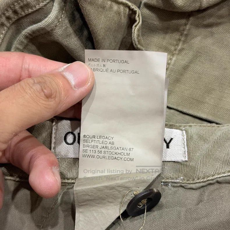 Our Legacy Our Legacy Military green oversized pocket workwear shorts Size US 34 / EU 50 - 7 Thumbnail
