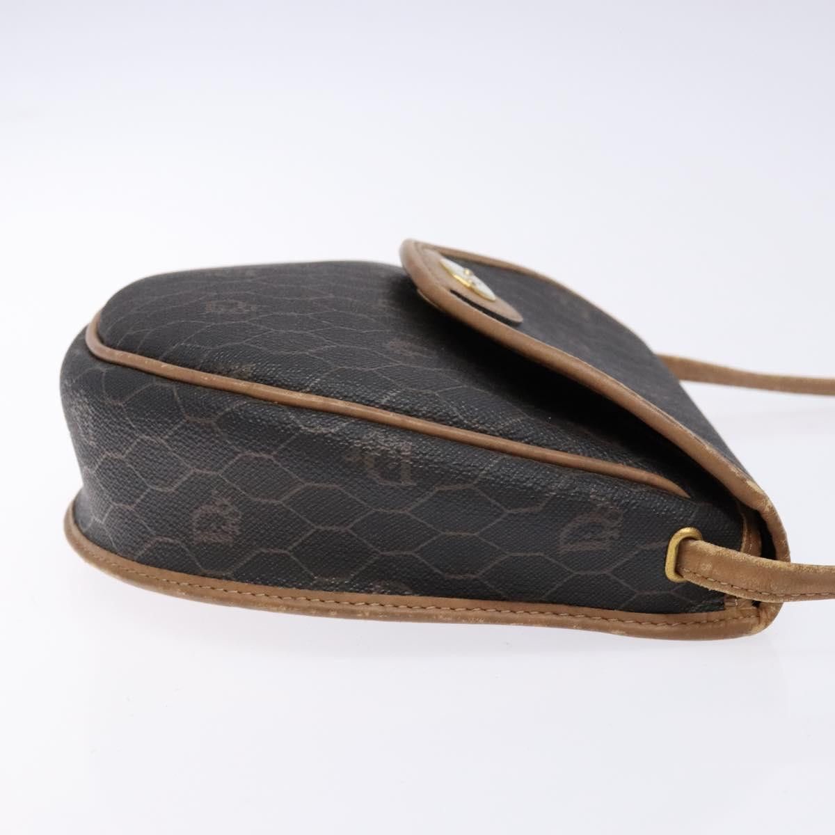 Dior DIOR Honeycomb Canvas Shoulder Bag Pvc Black Gold Size ONE SIZE - 4 Thumbnail