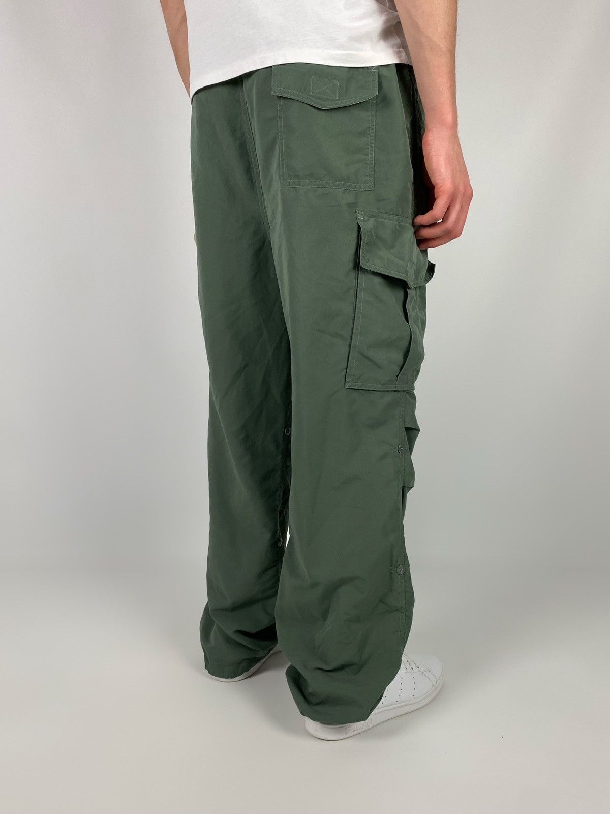 Vintage Y2K Vintage CSActive Lightweight Parachute Cargo Pants Size US 35 - 1 Thumbnail
