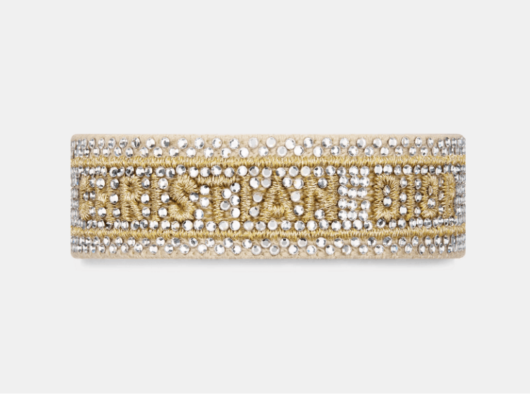 Dior o1w1db10126 B1598A Size : OS / Bracelet in Beige/Crystal Size ONE SIZE - 3 Thumbnail