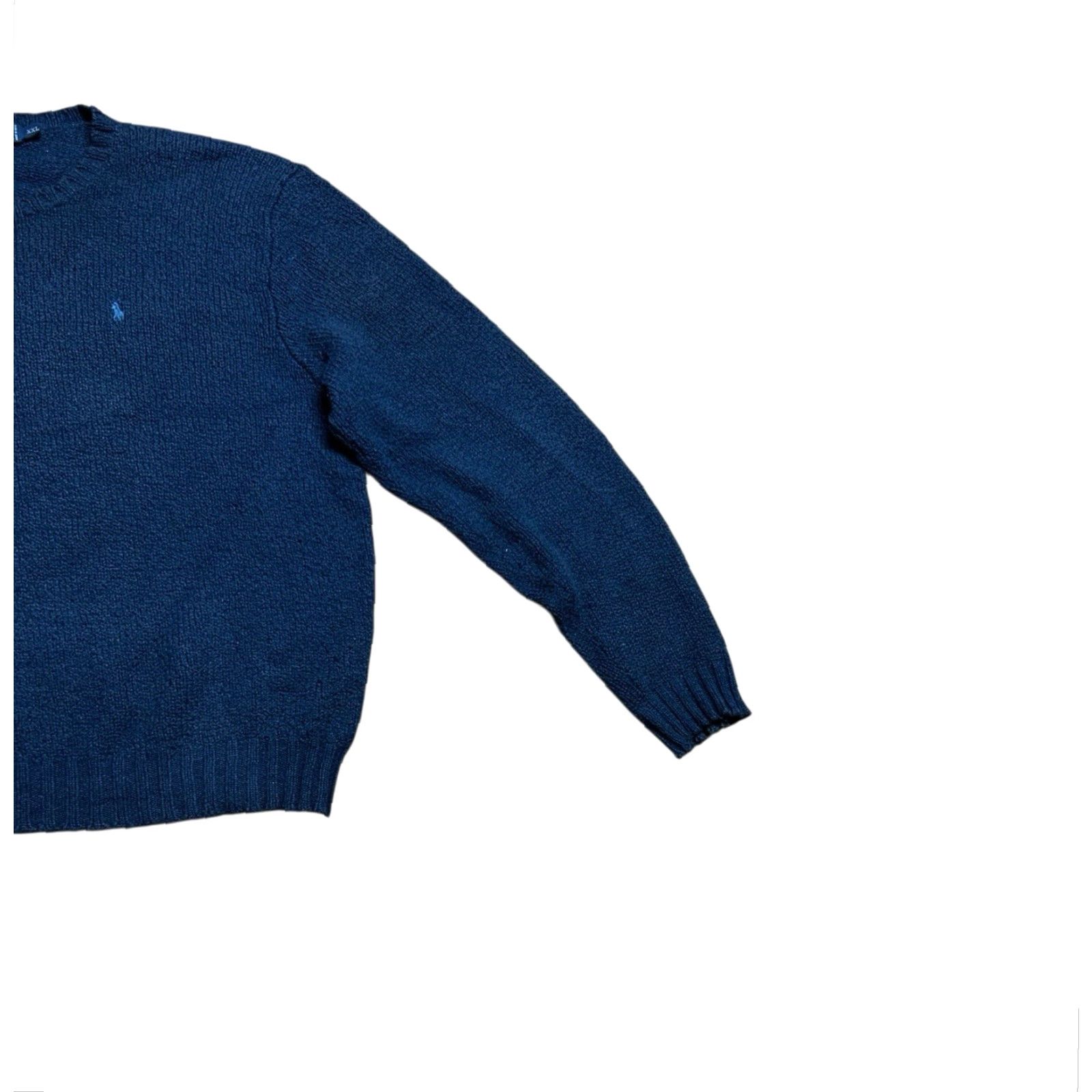 Ralph Lauren Polo Ralph Lauren Crew Neck Sweater Mens 2XL Wool Blend Pullover Blue Knit Regular Tailored Classic Size US XXL / EU 58 / 5 - 3 Thumbnail