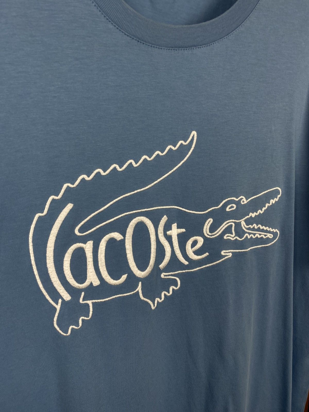 Lacoste Lacoste Big Logo Luxury T-Shirt Tee Short Sleeve Size US L / EU 52-54 / 3 - 6 Thumbnail