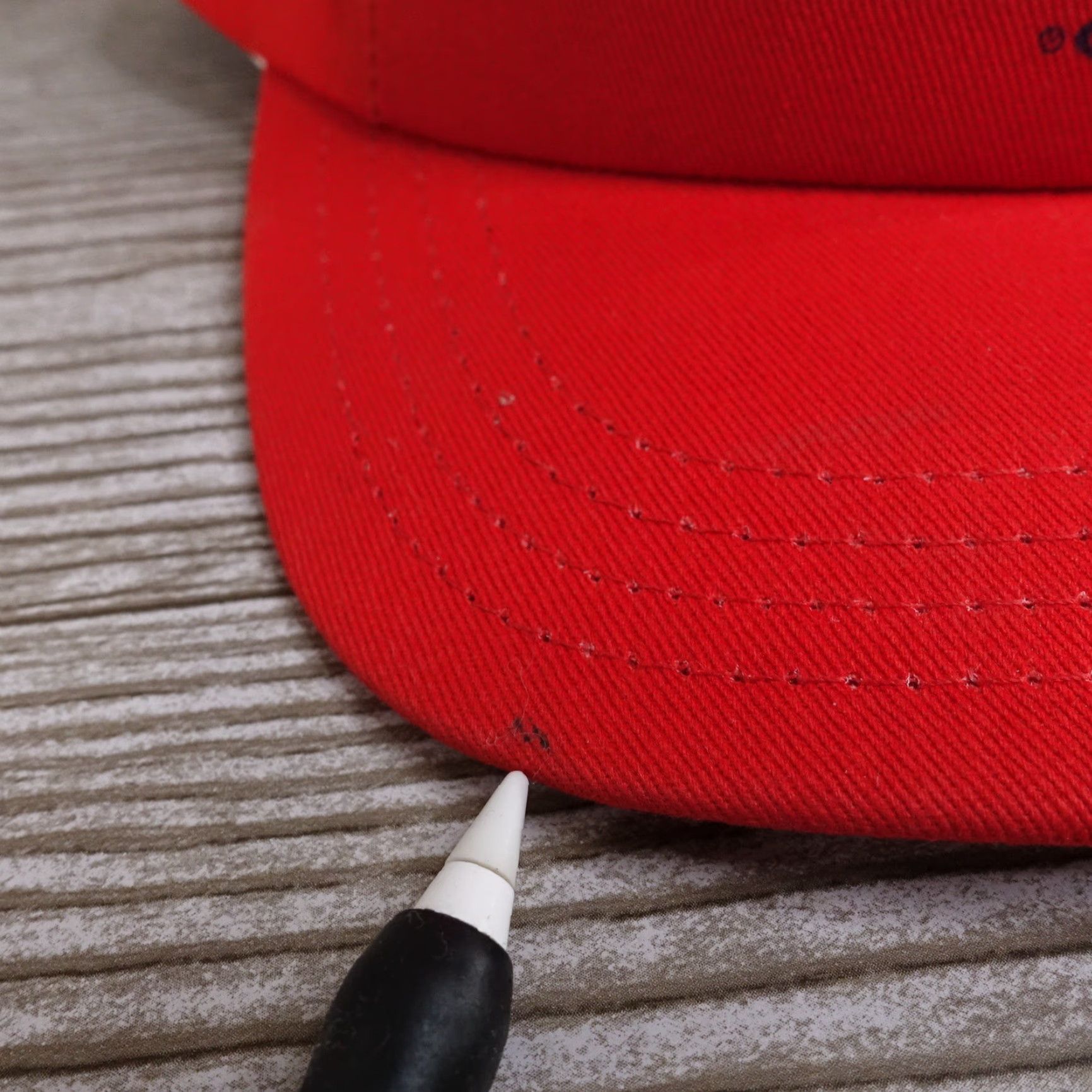 Vintage Vintage United Steelworkers District 1 Red Trucker Hat Adjustable Cap Unisex Casual Fall Spring Summer Winter Size ONE SIZE - 3 Thumbnail