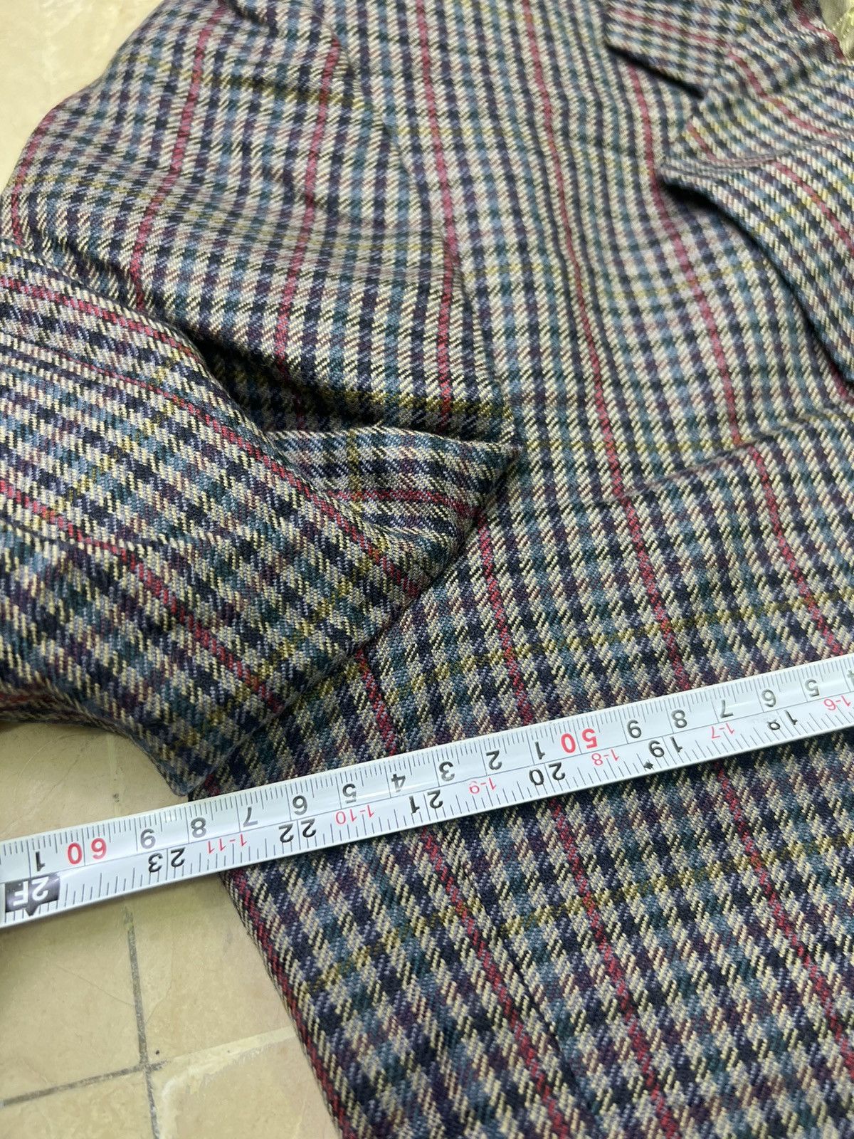 Other Vintage Mark Astor Pure New Wool Check Tweed Blazer Window Size 44R - 9 Thumbnail