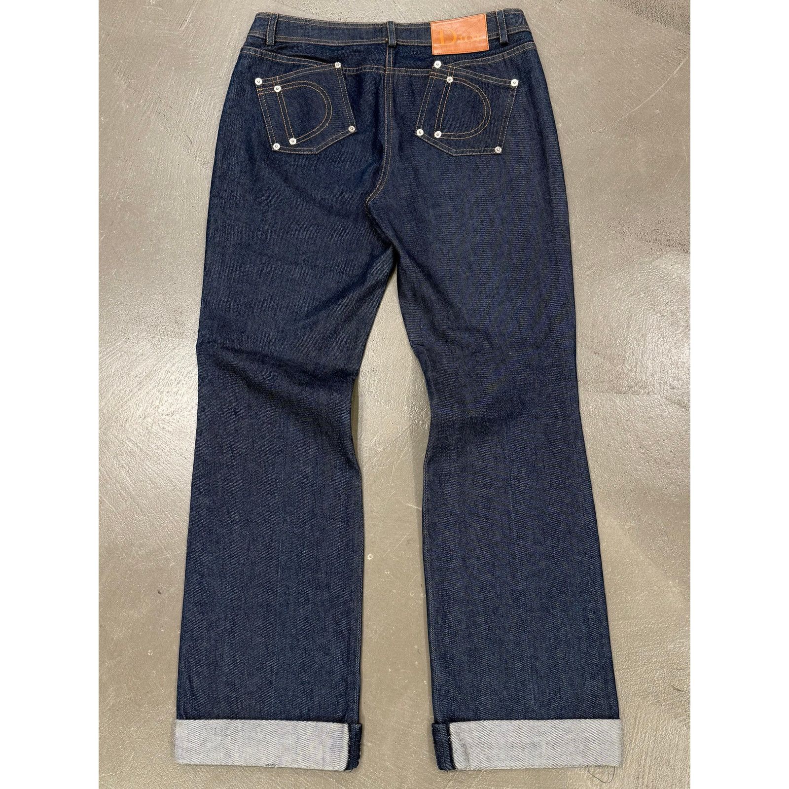 Dior 2000s Christian Dior by Galliano "D" back logo capri jeans Size US 28 / EU 44 - 1 Thumbnail
