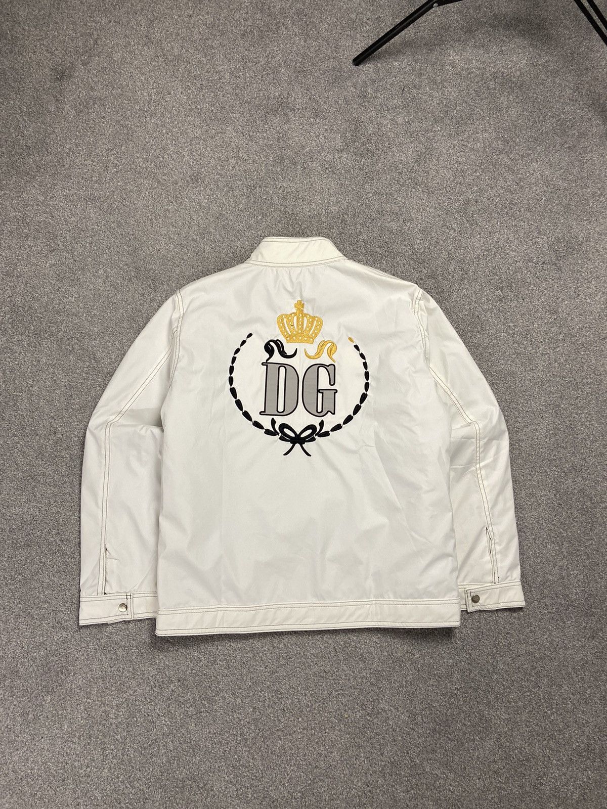 Dolce & Gabbana × Vintage Vintage Dolce & Gabbana Racing Jacket Bomber Big Logo rare Size US M / EU 48-50 / 2 - 2 Thumbnail