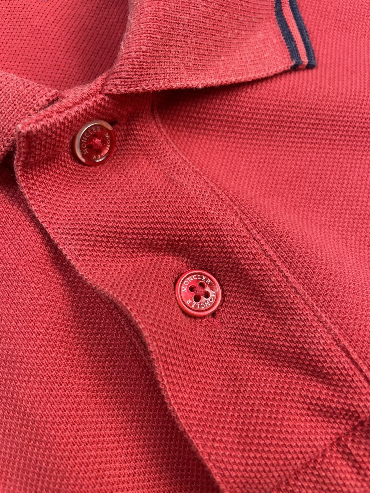 Moncler Moncler Maglia Polo Manica Corta T-shirt Size US M / EU 48-50 / 2 - 7 Thumbnail