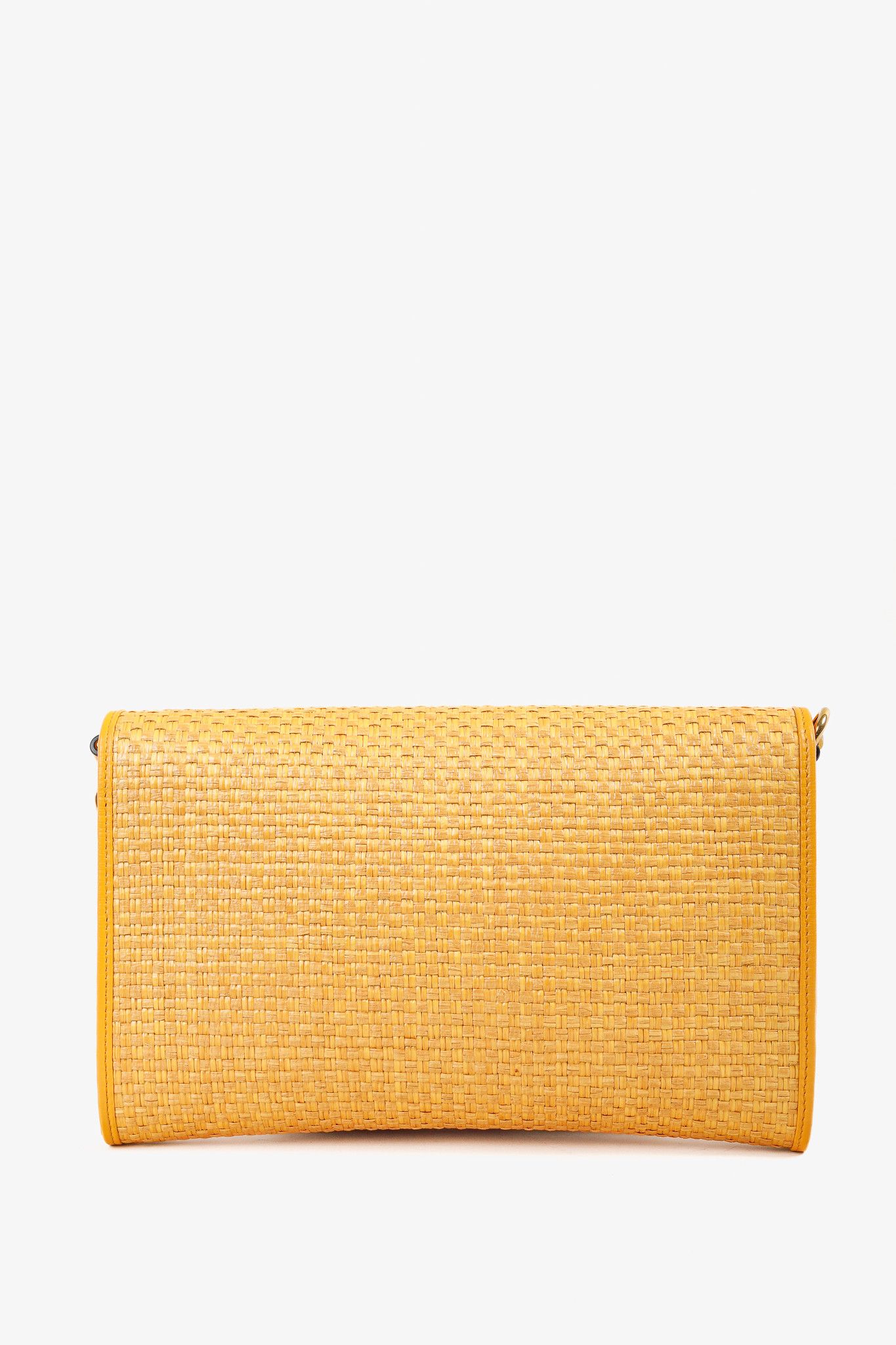 Gucci Gucci Horsebit 1955 Raffia Leather-Trimmed Shoulder Bag Size ONE SIZE - 4 Thumbnail