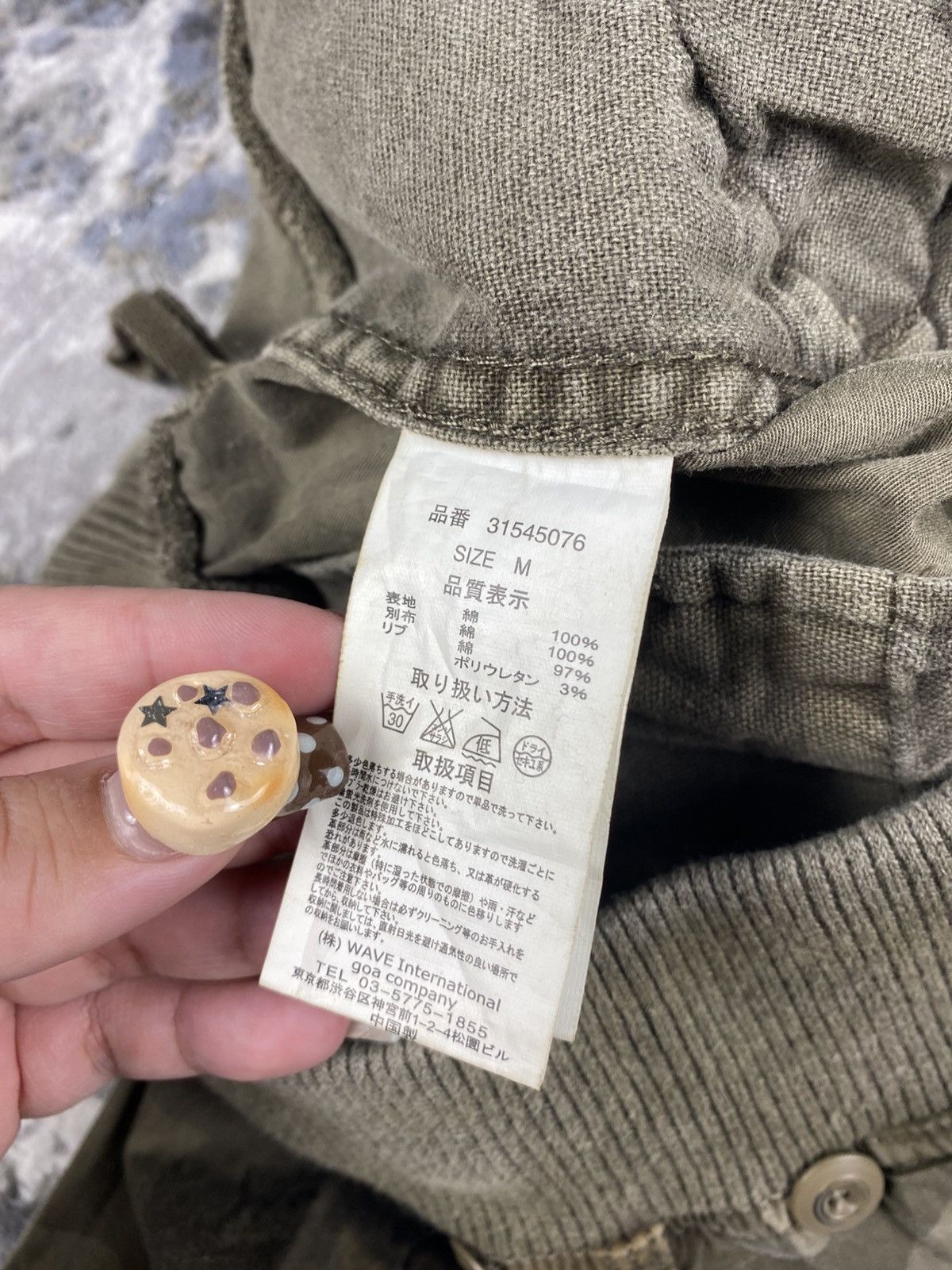 Japanese Brand × Le Grande Bleu (L.G.B.) × Vintage GOA khaki and green camo cargo pants Size US 30 / EU 46 - 6 Thumbnail