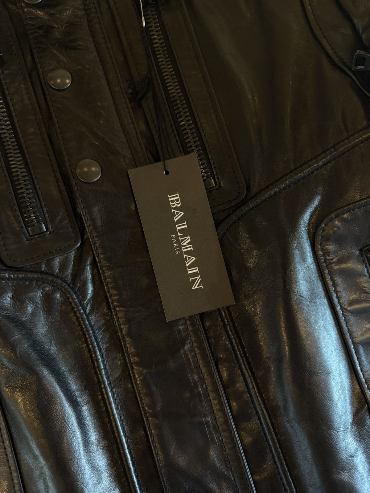 Balmain BALMAIN SS2011 LEATHER MOTARDO JACKET Size US S / EU 44-46 / 1 - 8 Thumbnail