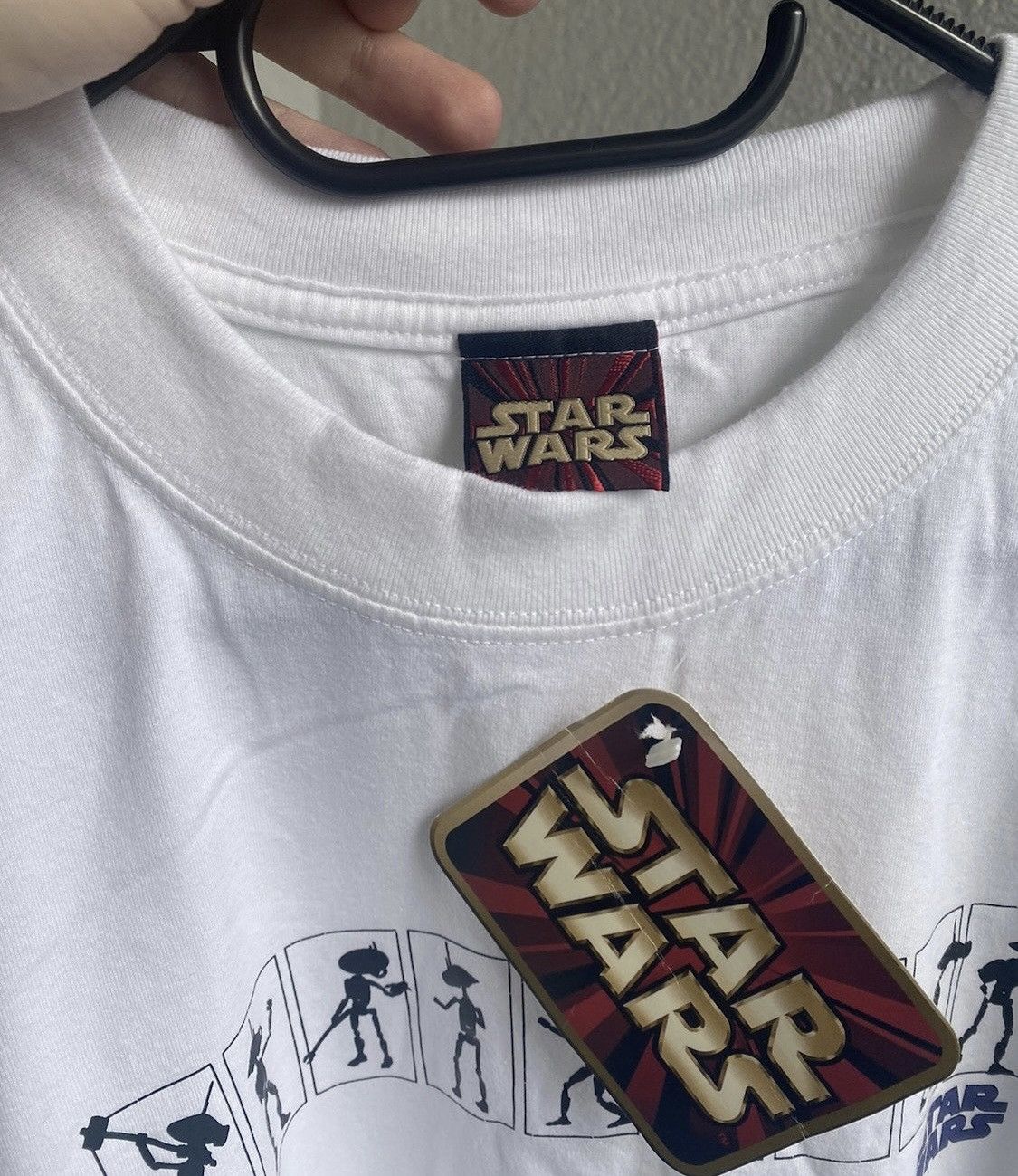 Star Wars × Vintage Vintage Star wars movie tee ultra rare 90s Size US XL / EU 56 / 4 - 2 Thumbnail