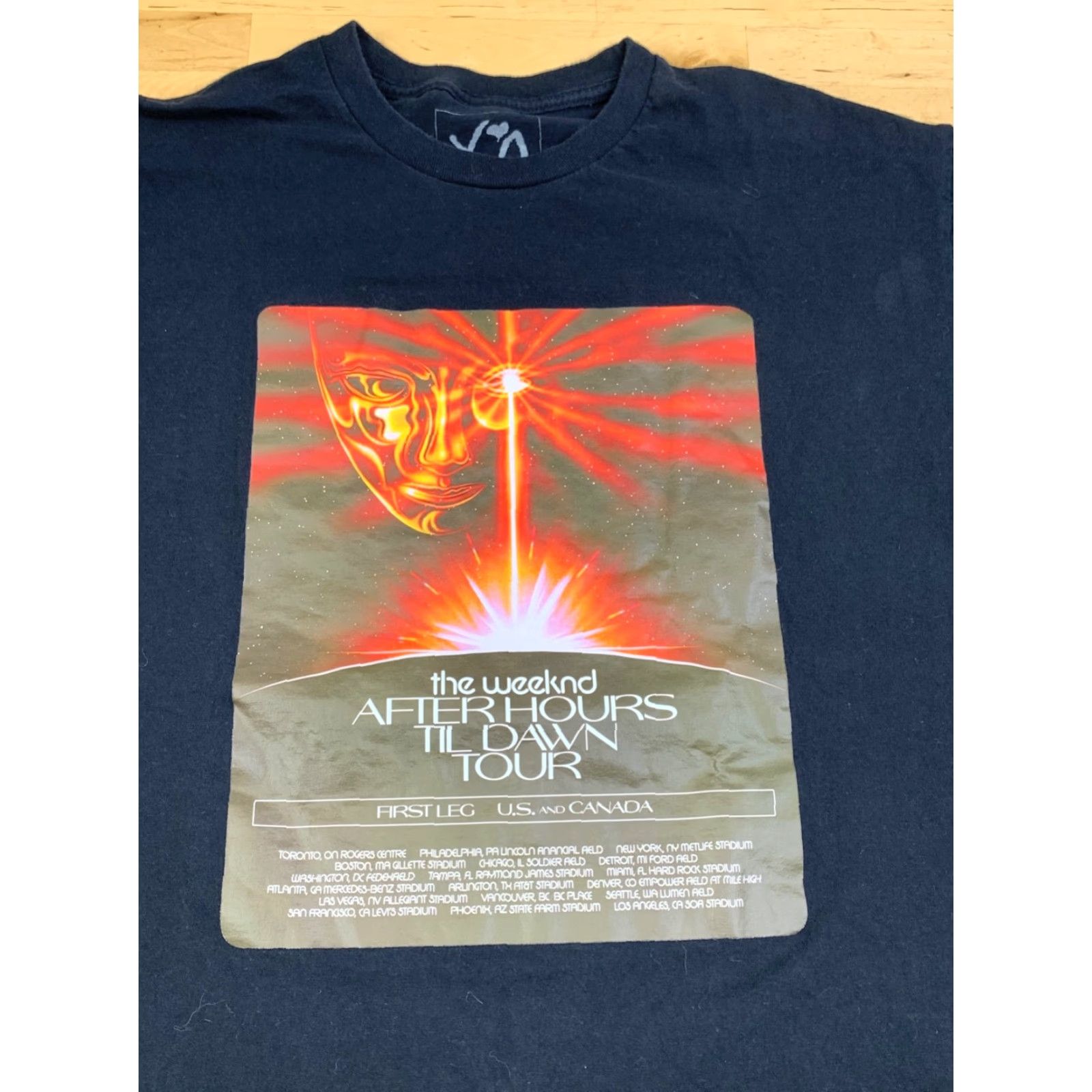 Vintage The Weeknd After Hours Til Dawn Tour Shirt Mens XL Black Concert Merch 12087 Size US XL / EU 56 / 4 - 3 Thumbnail