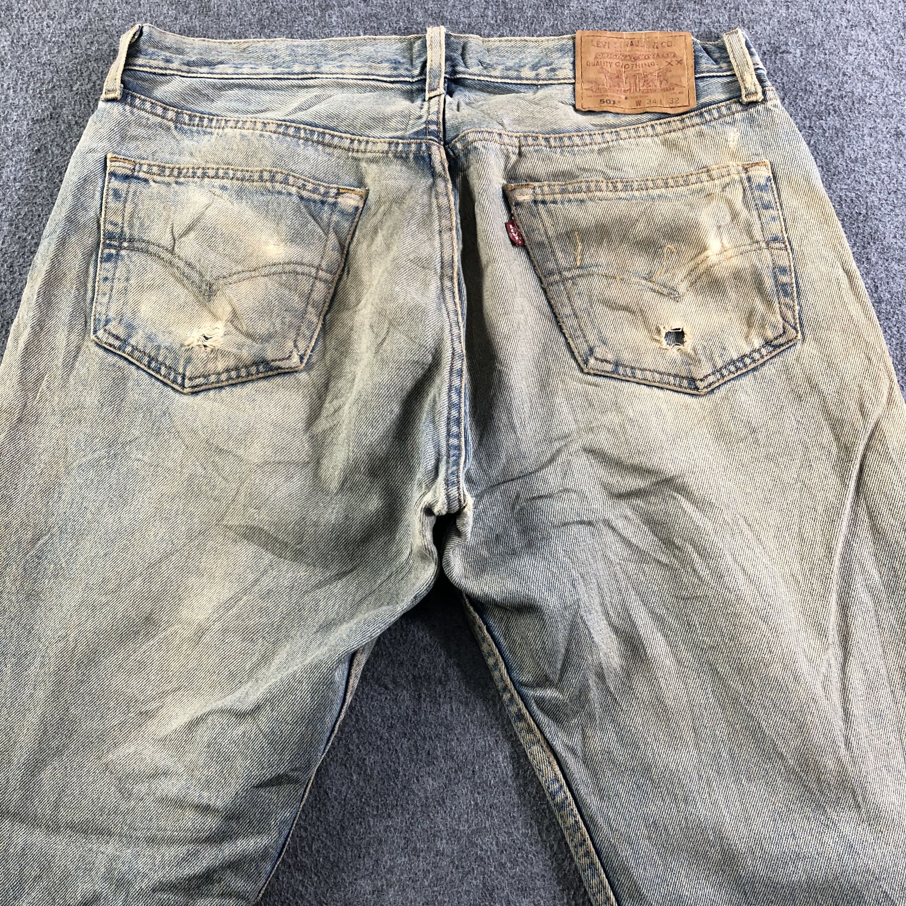 Levi's Vintage 90s Levis 501 Jeans-J3980 Size US 34 / EU 50 - 4 Thumbnail