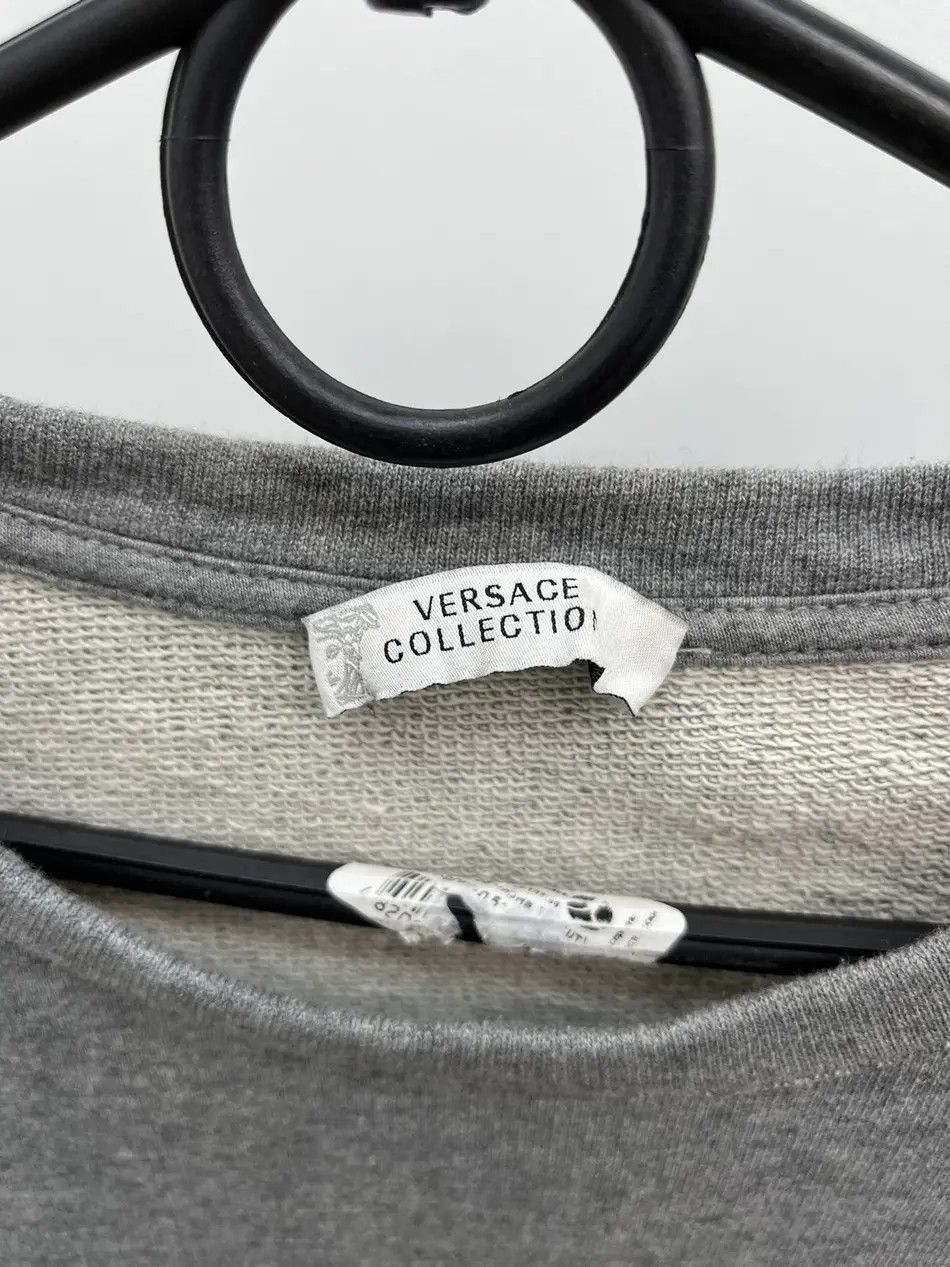 Versace Versace Collection Logo Printed Cotton Sweatshirt Size US S / EU 44-46 / 1 - 3 Thumbnail
