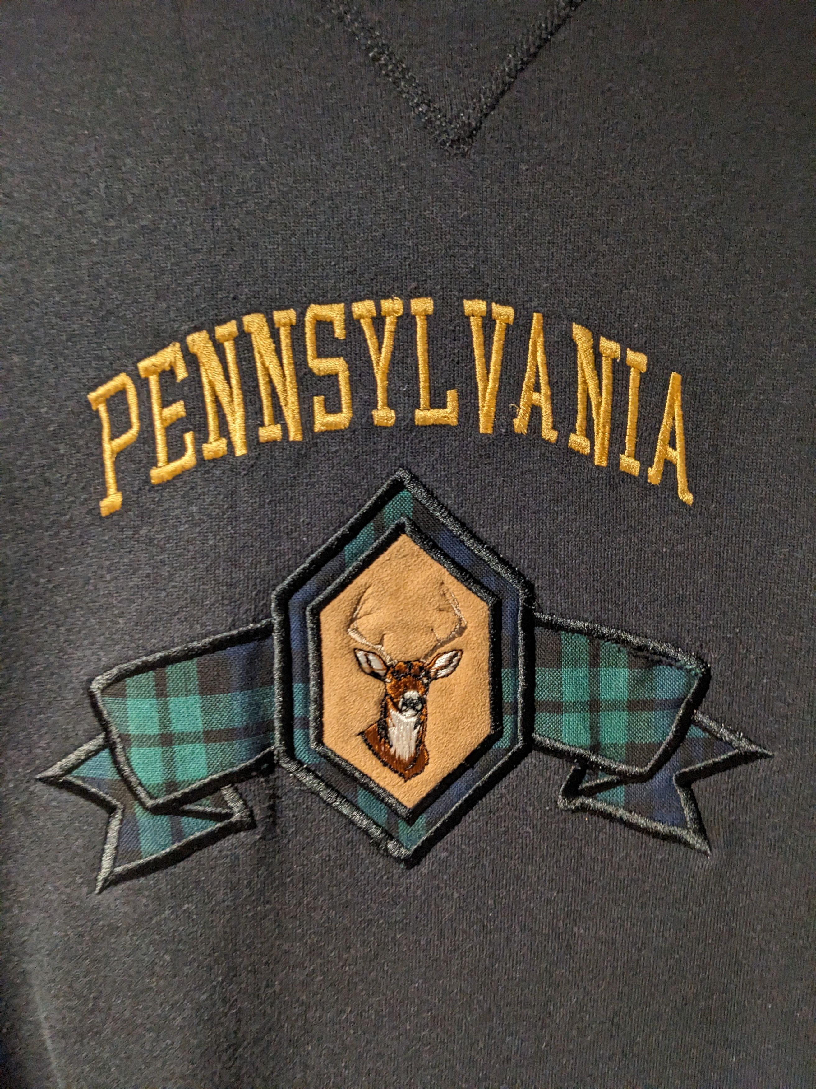 Arts & Science Vintage 90s Pennsylvania Arch Logo Deer Animal Sweatshirt Size US L / EU 52-54 / 3 - 2 Thumbnail
