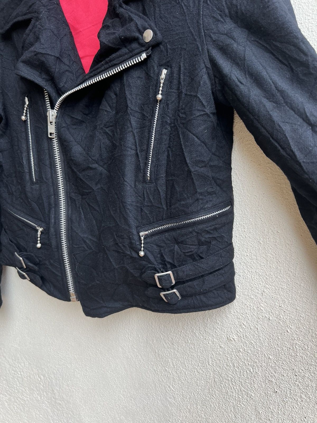 Vintage RARE!!! Vintage 90s V-Castle Japan Wool Punk Jacket Size US M / EU 48-50 / 2 - 9 Thumbnail