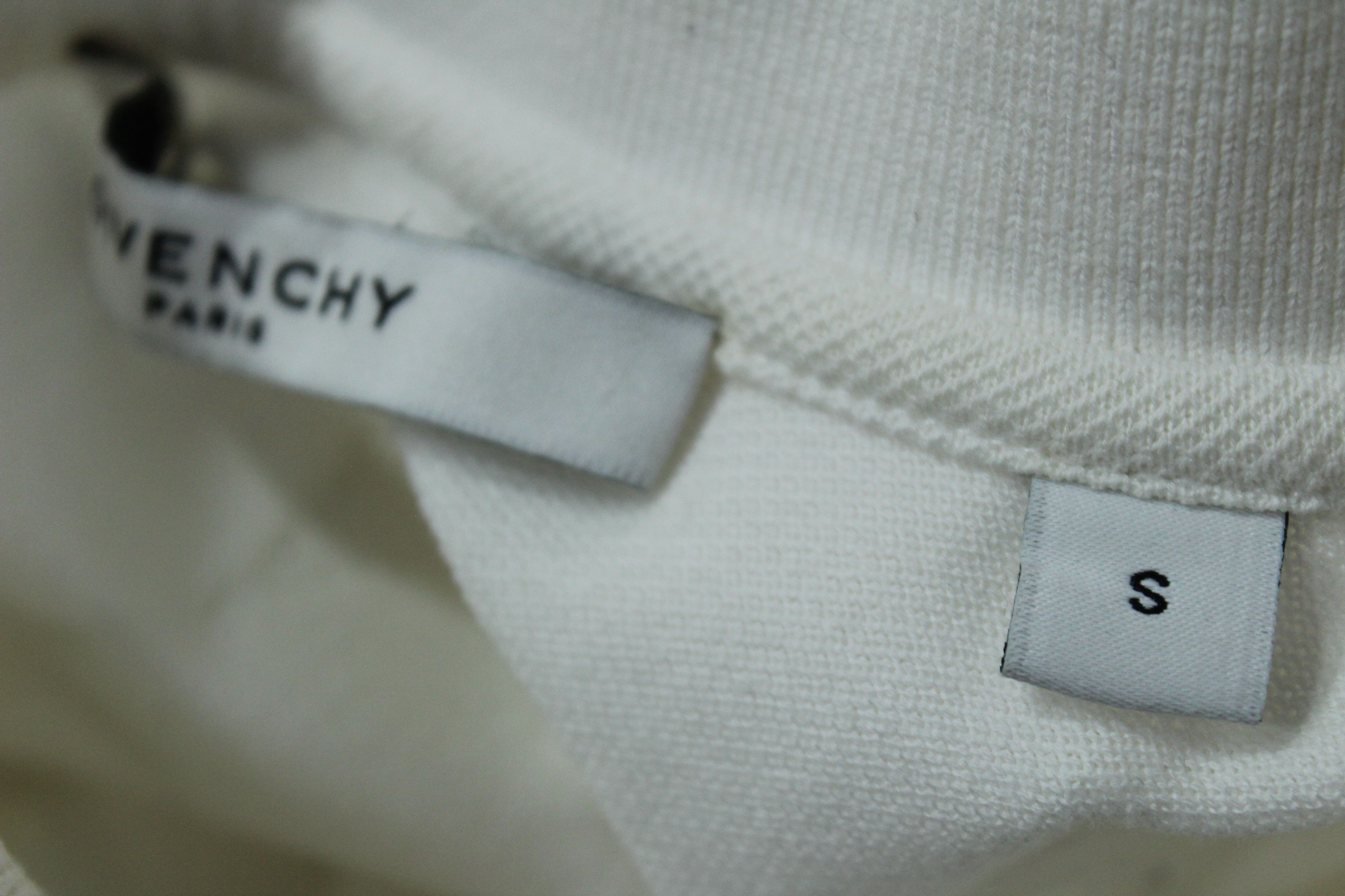 Givenchy Givenchy by Riccardo Tisci Star Embroidery Polo White Size US S / EU 44-46 / 1 - 15 Thumbnail