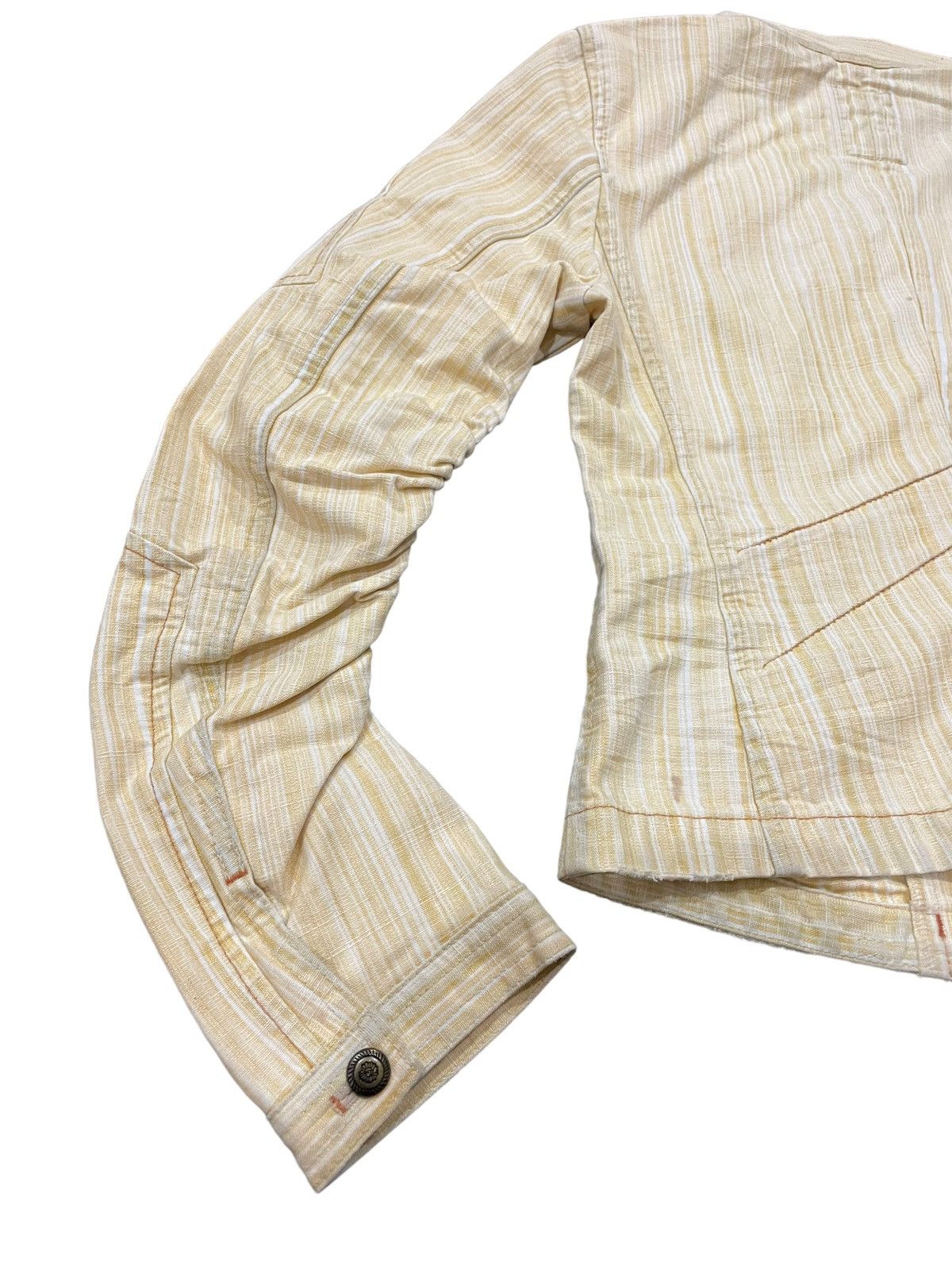 Beauty Beast × Marithe + Francois Girbaud × Seditionaries Vtg 90s Marithe Francois Girbaud Western Yoke Crop Jacket Size M / US 6-8 / IT 42-44 - 12 Thumbnail