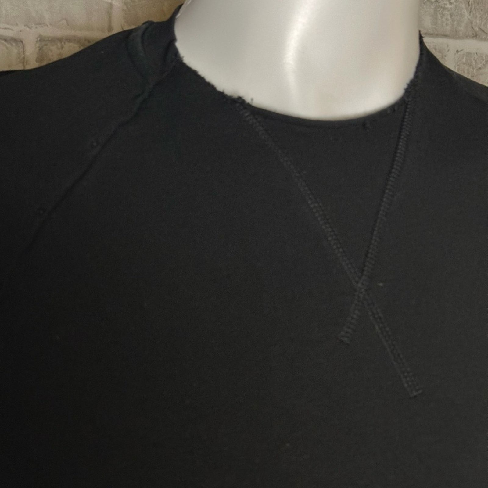 Devoa Long Sleeve Soft Jersey Pullover size L Black Cotton Japan Size US L / EU 52-54 / 3 - 4 Thumbnail