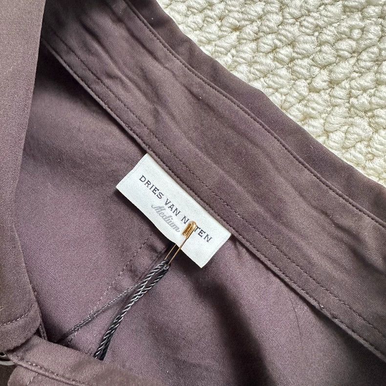 Dries Van Noten dries van noten Coffee shirt 2503-Nextarrow Size US M / EU 48-50 / 2 - 6 Thumbnail