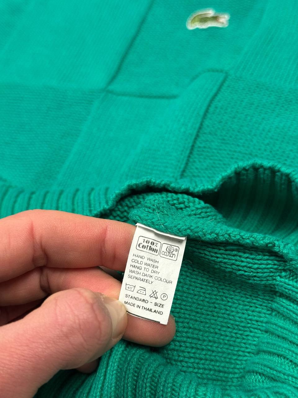 Lacoste Vintage Lacoste Y2K Green Sweater Size L-XL Size US L / EU 52-54 / 3 - 11 Thumbnail