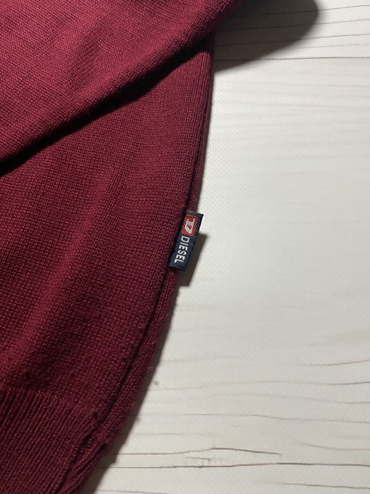 Diesel × Vintage Vintage Diesel Big Logo Box Fit oversize y2k sweater Size US XL / EU 56 / 4 - 6 Thumbnail
