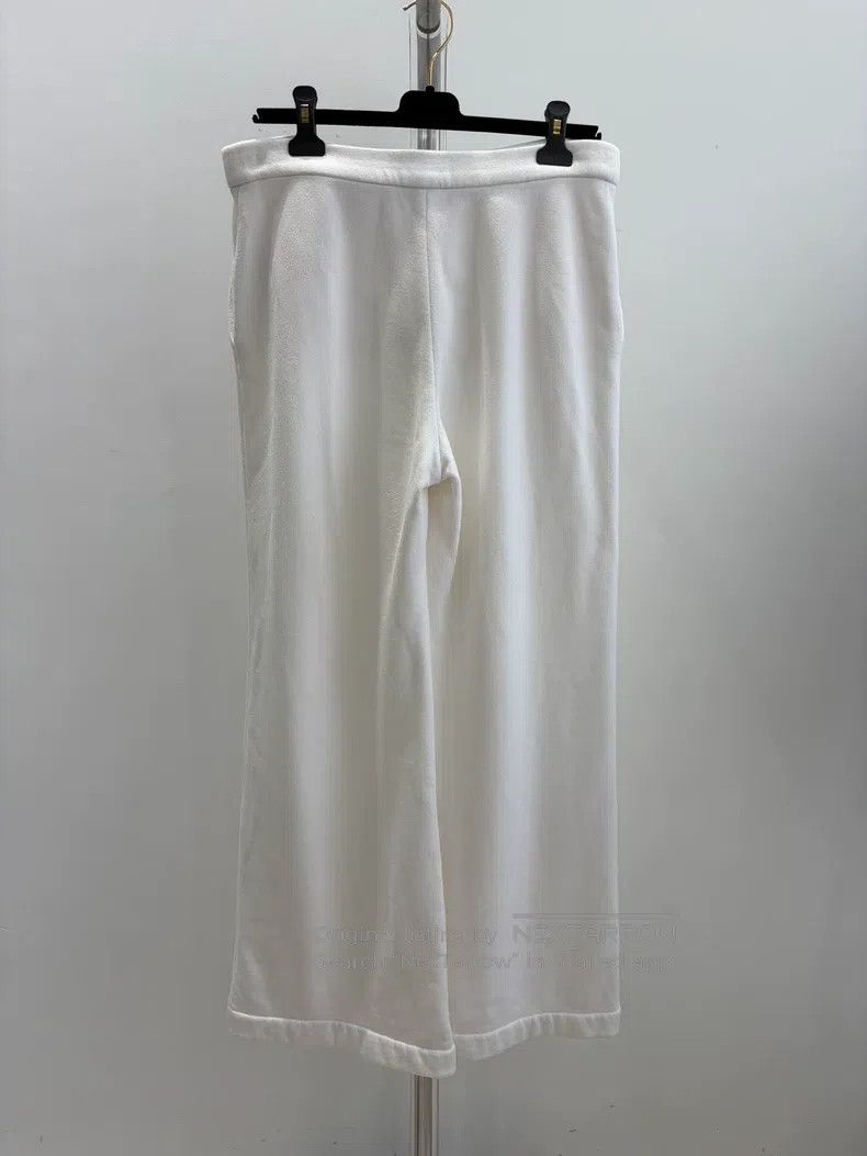 Chanel Chanel 24M cocoBeach series buttoned white wide-leg trouse Size 26" / US 2 / IT 38 - 2 Thumbnail
