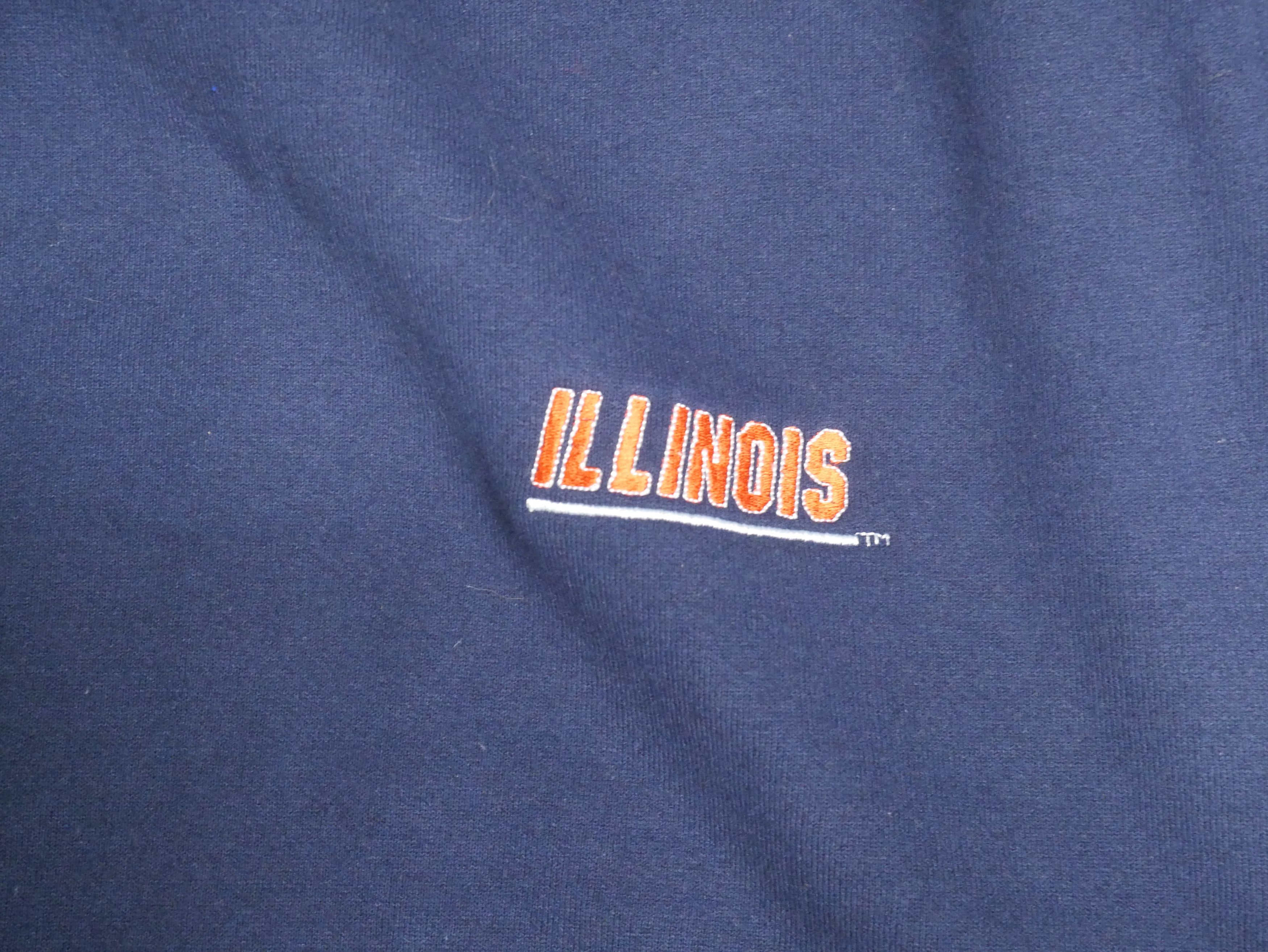 Lee × Vintage Illinois Blue Sweatshirt University Fighting Illini Size US M / EU 48-50 / 2 - 2 Thumbnail