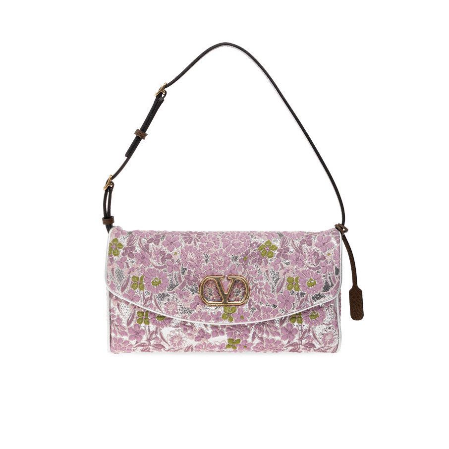 Valentino VALENTINO GARAVANI Devain Small Purple Shoulder Bag New & Au Size ONE SIZE - 1 Thumbnail