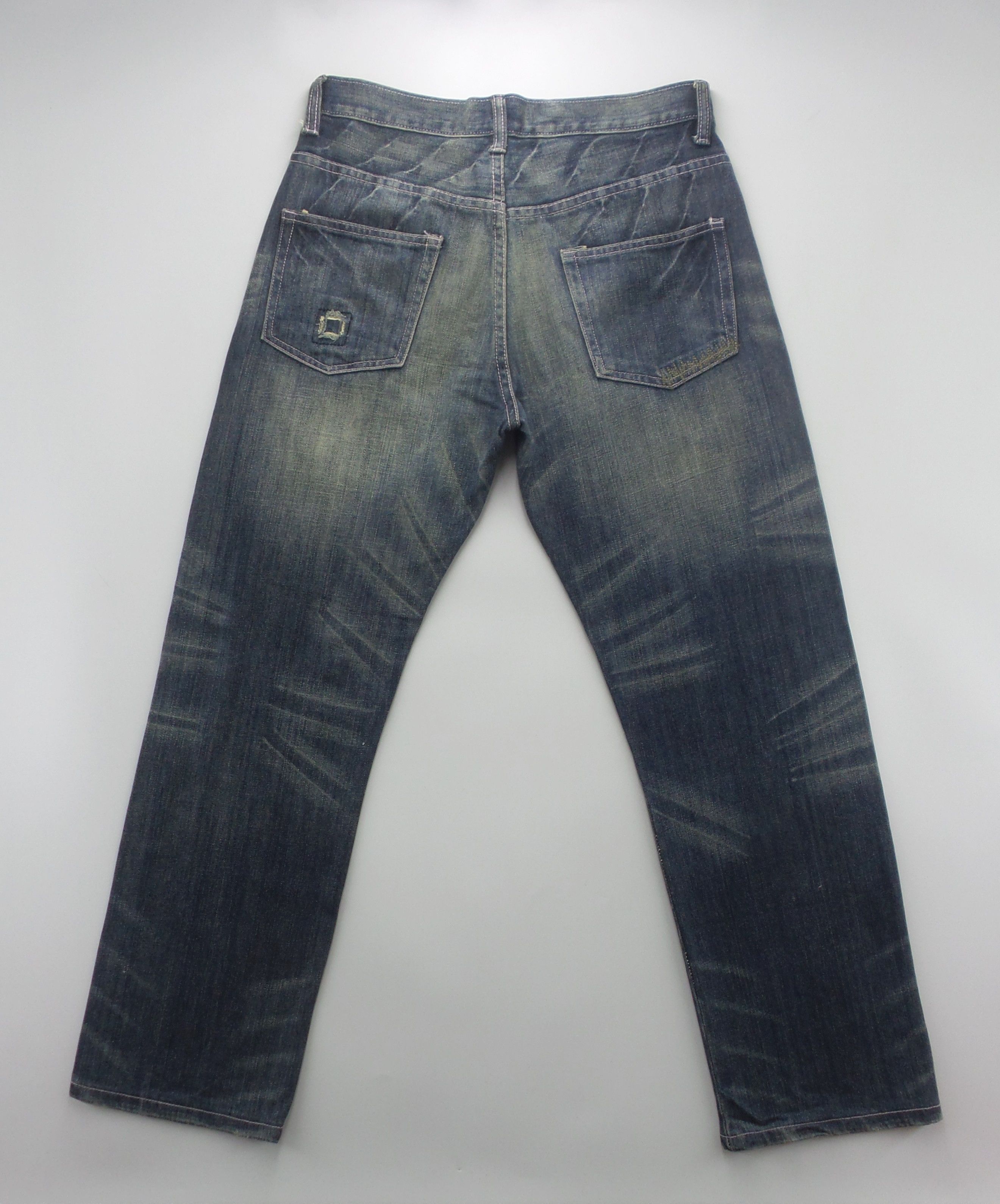 Japanese Brand Artinero Distressed Design Jeans W32xL41 Size US 32 / EU 48 - 8 Thumbnail