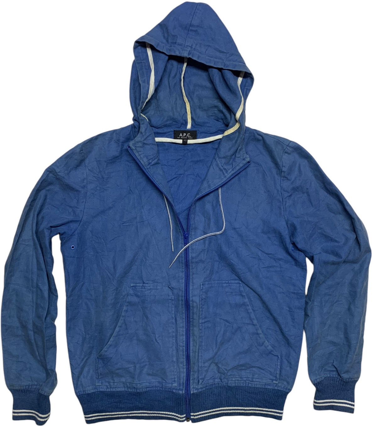 A.P.C. APC DENIM HOODED JACKET Size US M / EU 48-50 / 2 - 2 Thumbnail
