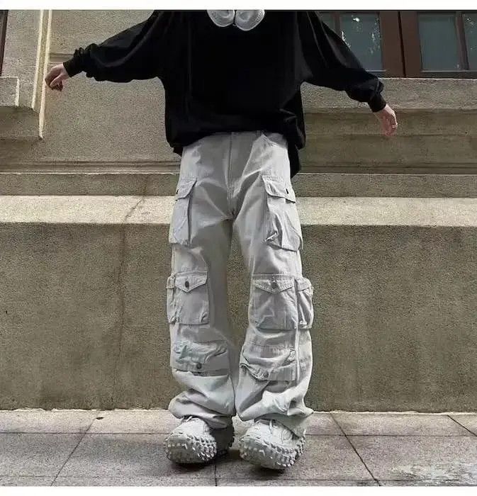 Japanese Brand Multi-pocket Cargo Pant Size US 32 / EU 48 - 3 Thumbnail