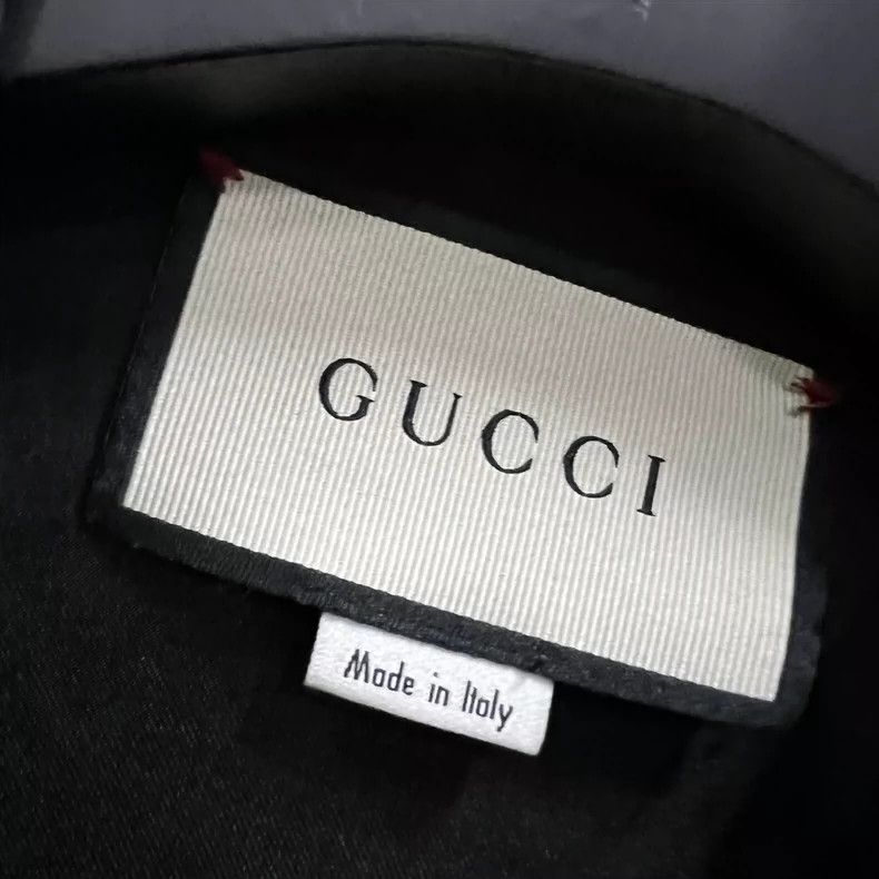 Gucci Gucci Black and yellow striped letter print short-sleeved s Size US M / EU 48-50 / 2 - 5 Thumbnail
