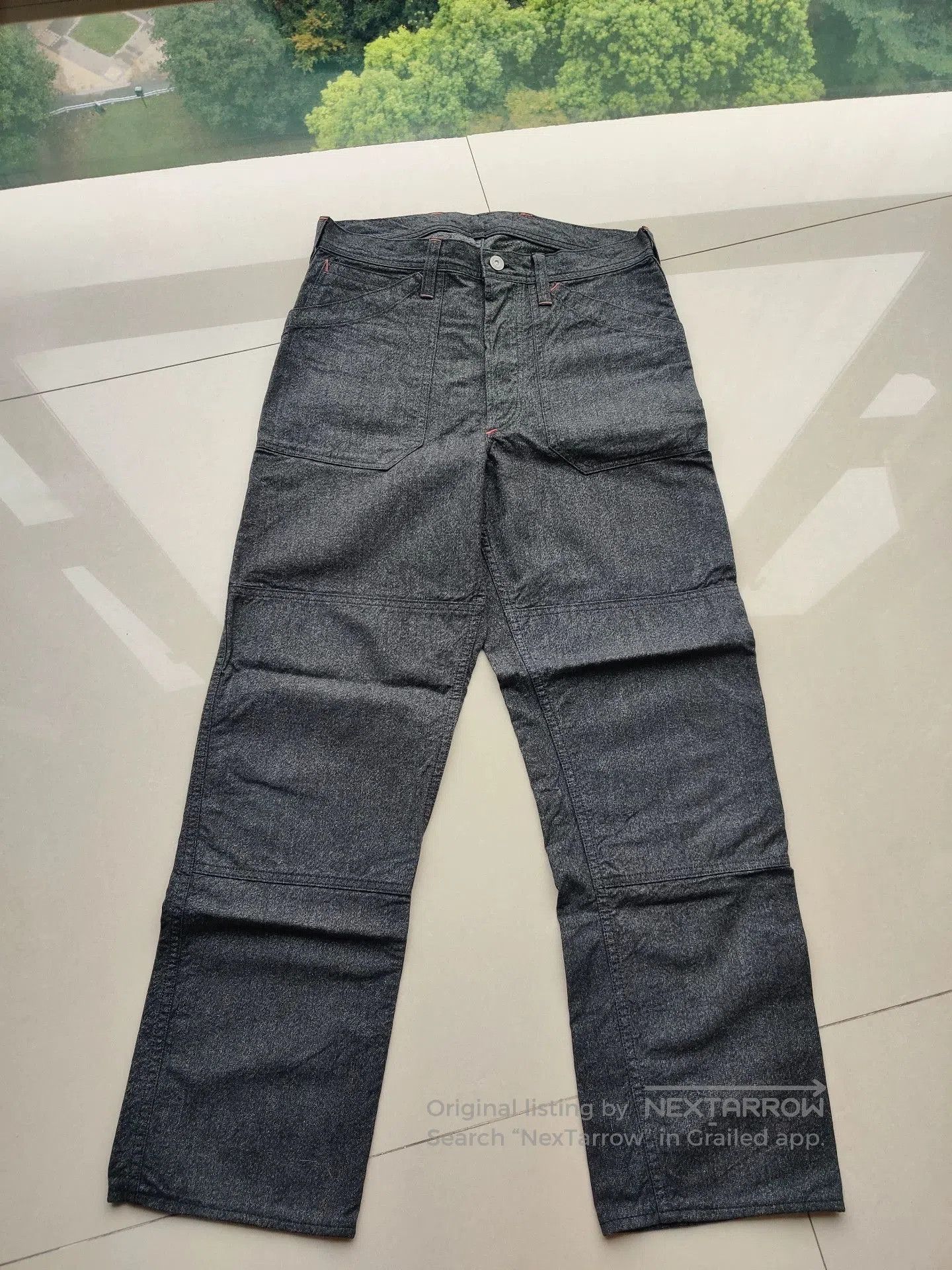 Freewheelers freewheelers bootleggers gray denim pants. Size US 30 / EU 46 - 1 Thumbnail