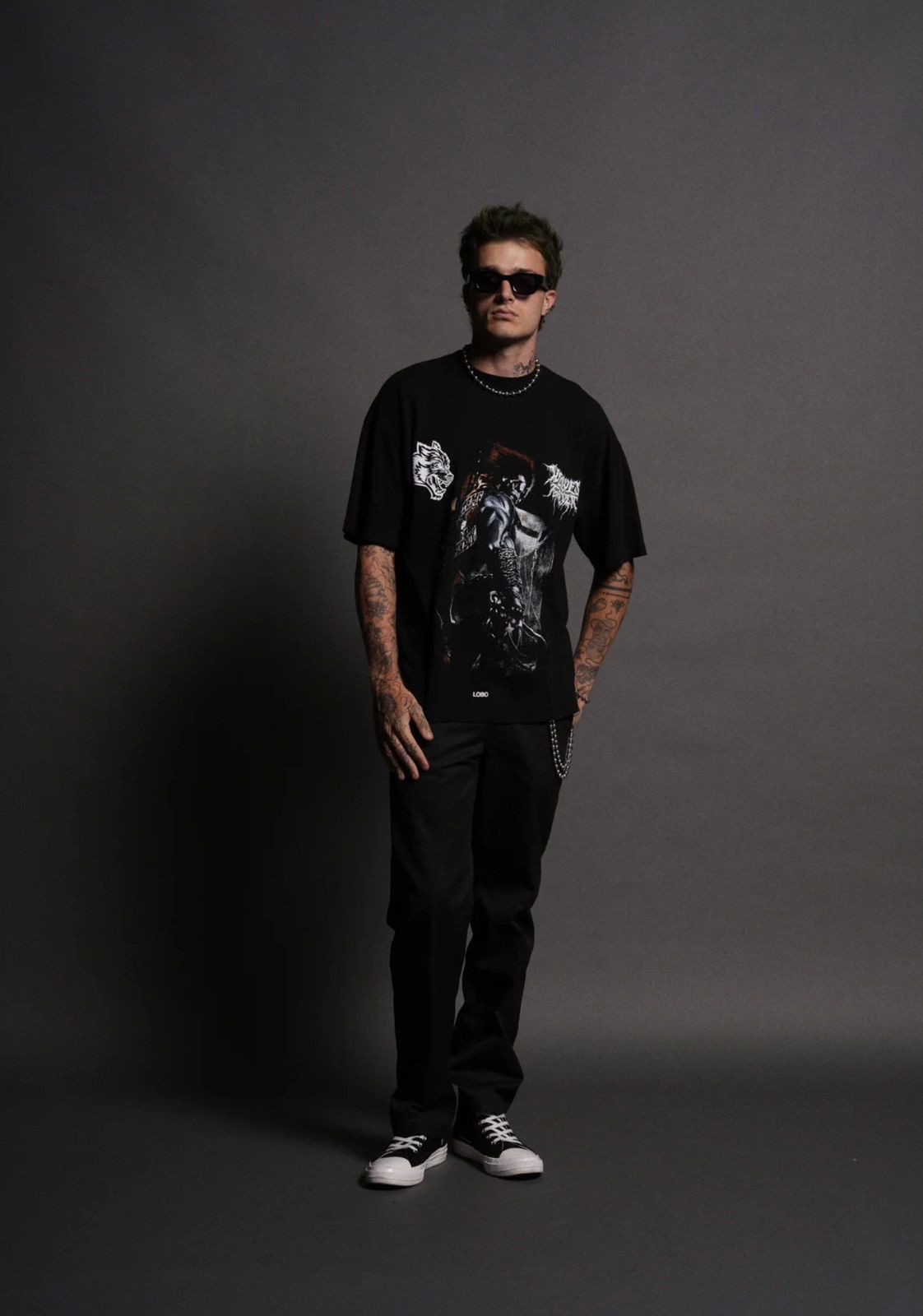 Darc Sport LOBO "PREMIUM" OVERSIZED TEE IN BLACK Size US M / EU 48-50 / 2 - 7 Thumbnail