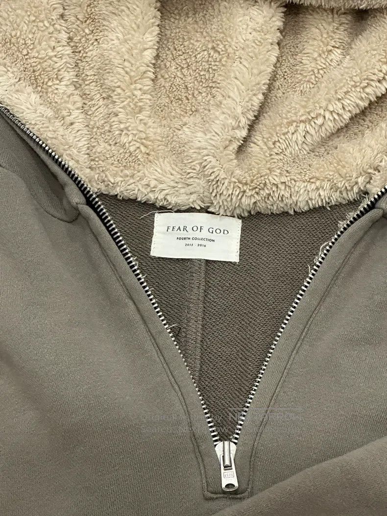 Fear of God Fear of God Lamb fleece half-pull sweatshirt Size US M / EU 48-50 / 2 - 2 Thumbnail