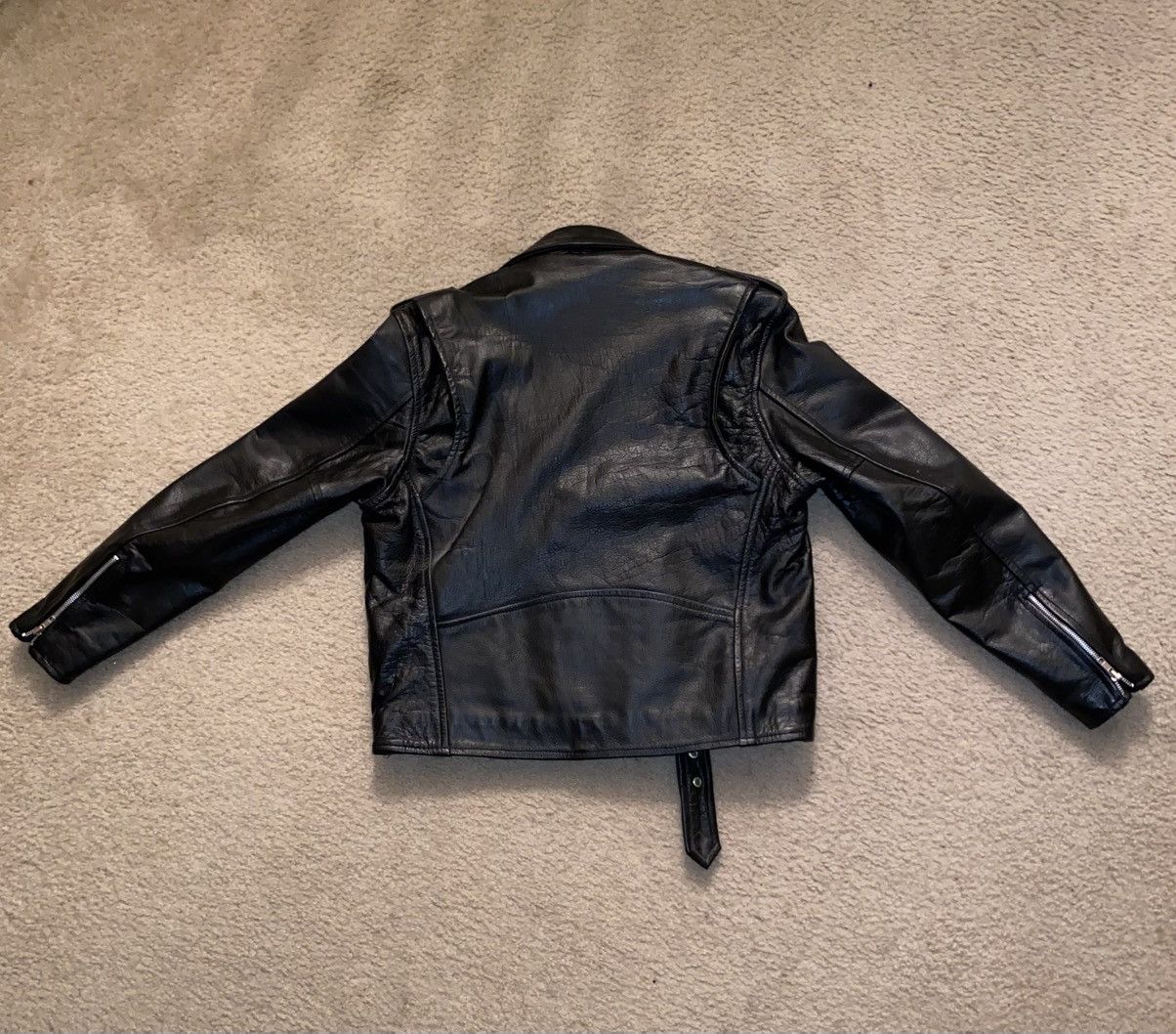 Vintage Shaf Leather Collections 2005 Leather Motorcycle Jacket Size S / US 4 / IT 40 - 3 Thumbnail